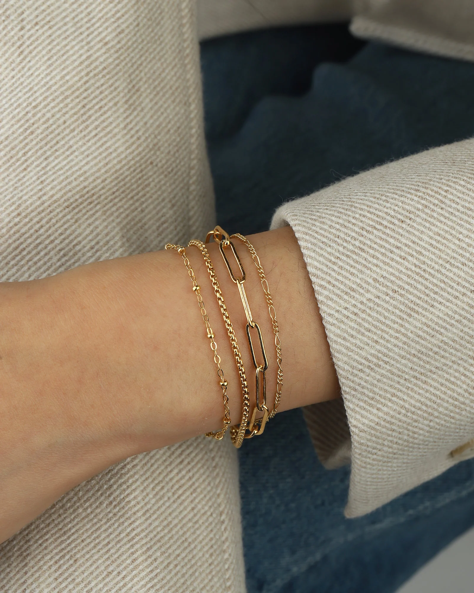 Figaro Chain Bracelet | Small - Image 2