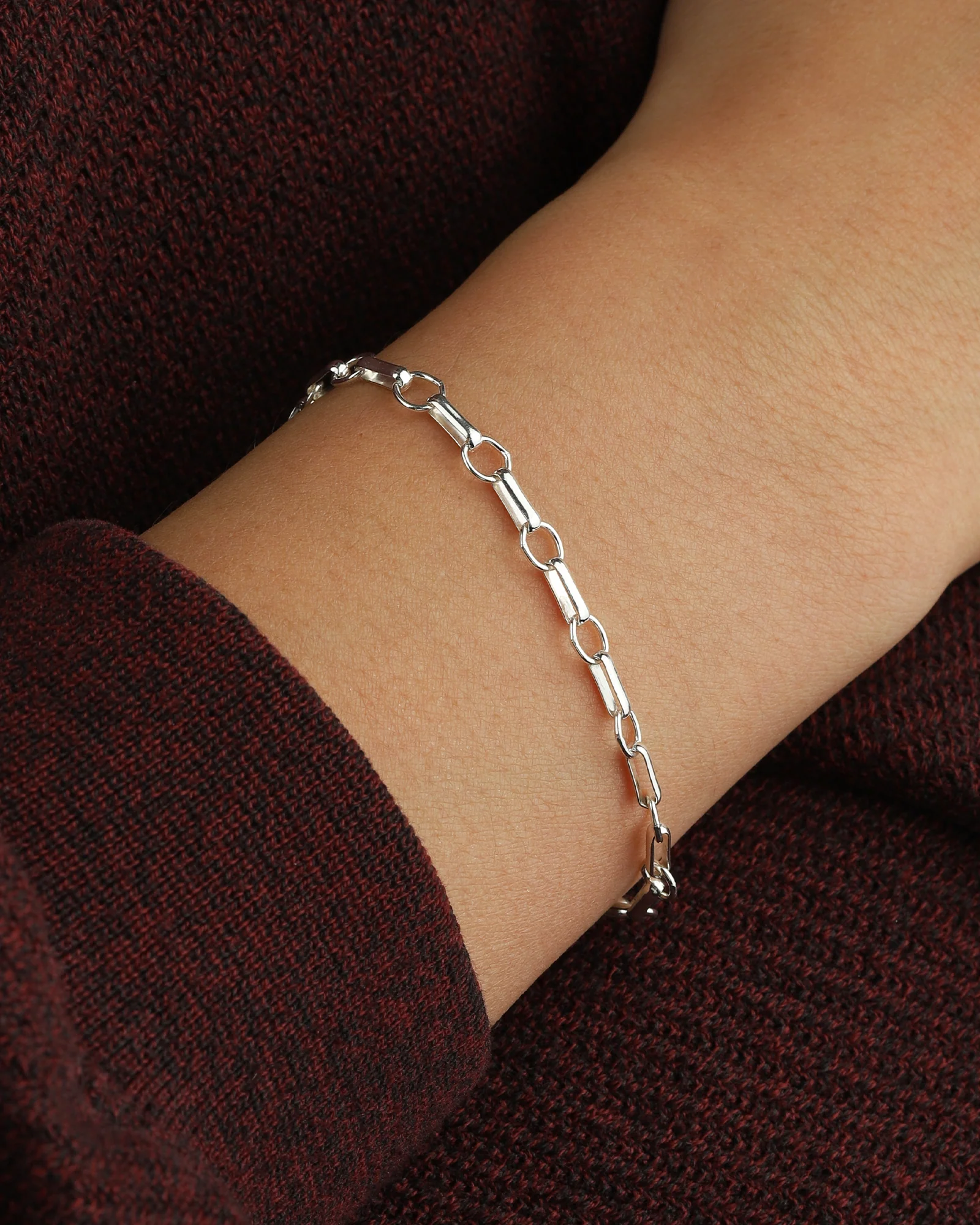 Belcher Rolo Chain Bracelet | Large - Image 2