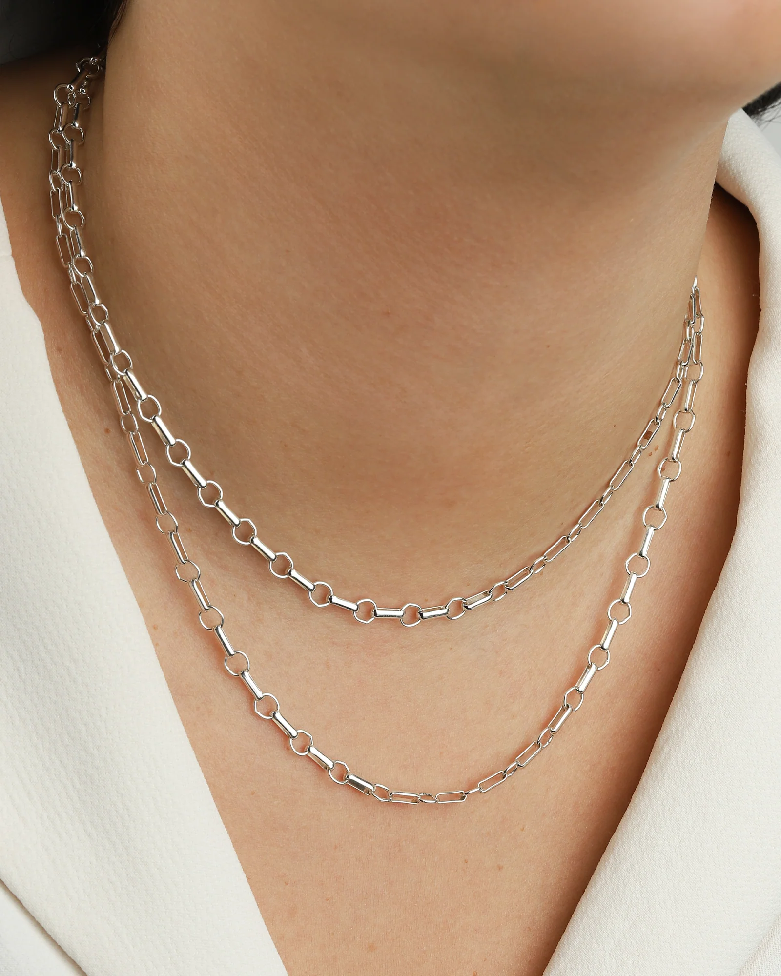 Belcher Rolo Chain Necklace | Large - Image 4
