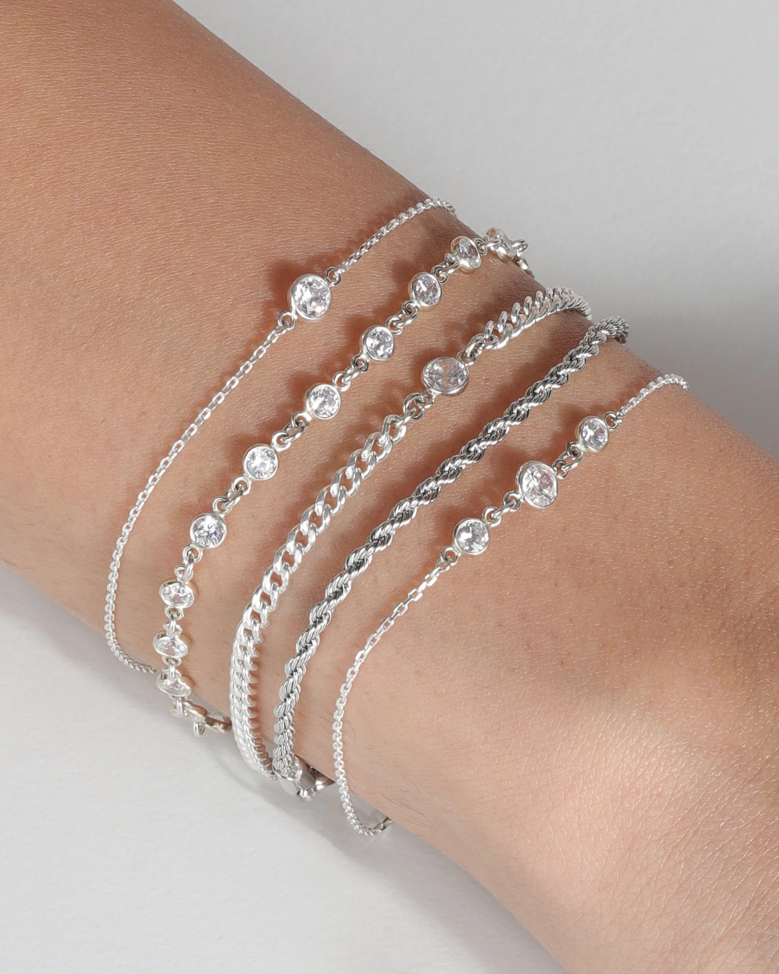 Single 4mm CZ Bracelet - Image 2