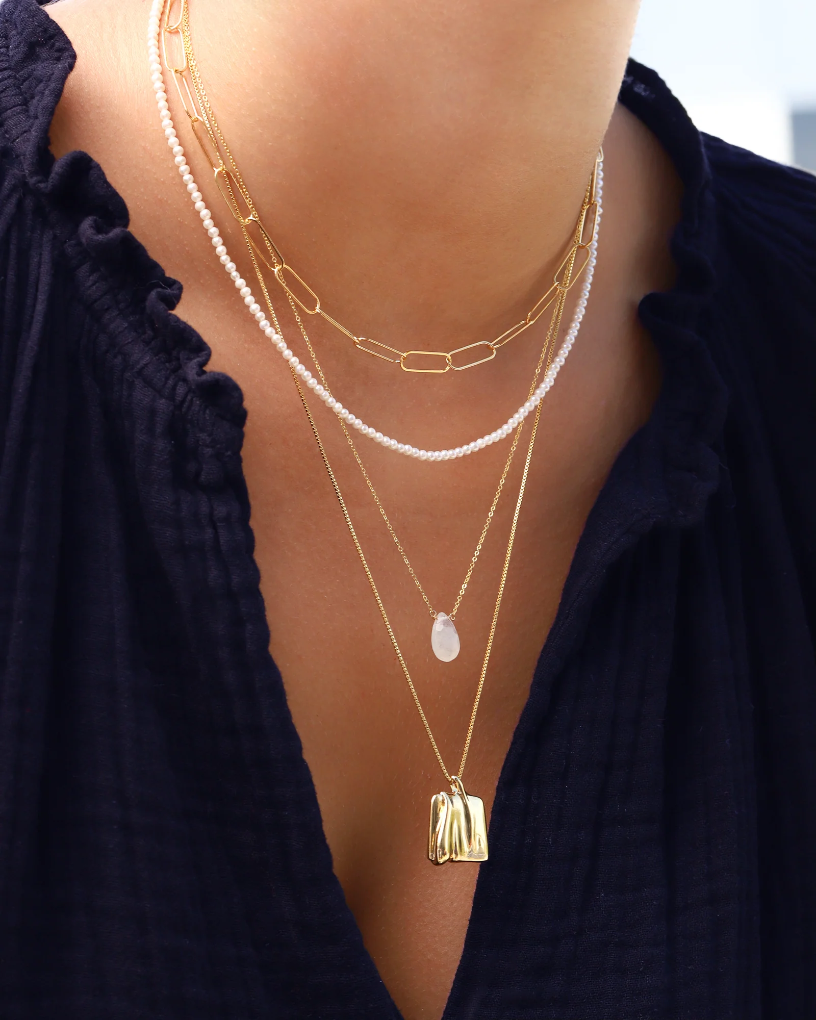 Paperclip Chain Necklace | XL - Image 2