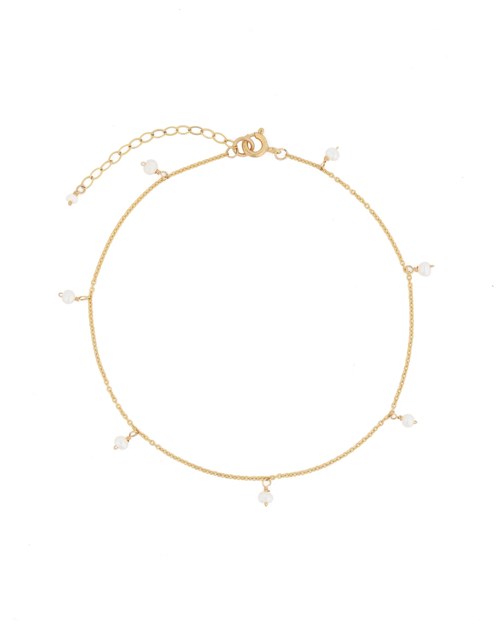 7 Drop Pearl Anklet