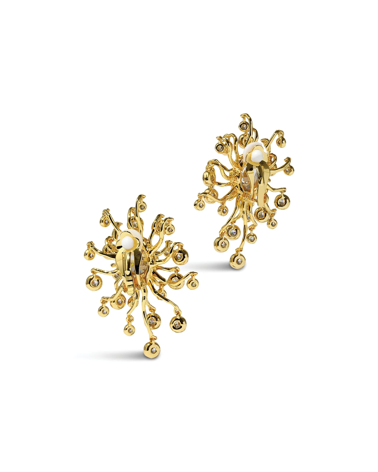 Asterales Modernist Clip Earrings - Image 3