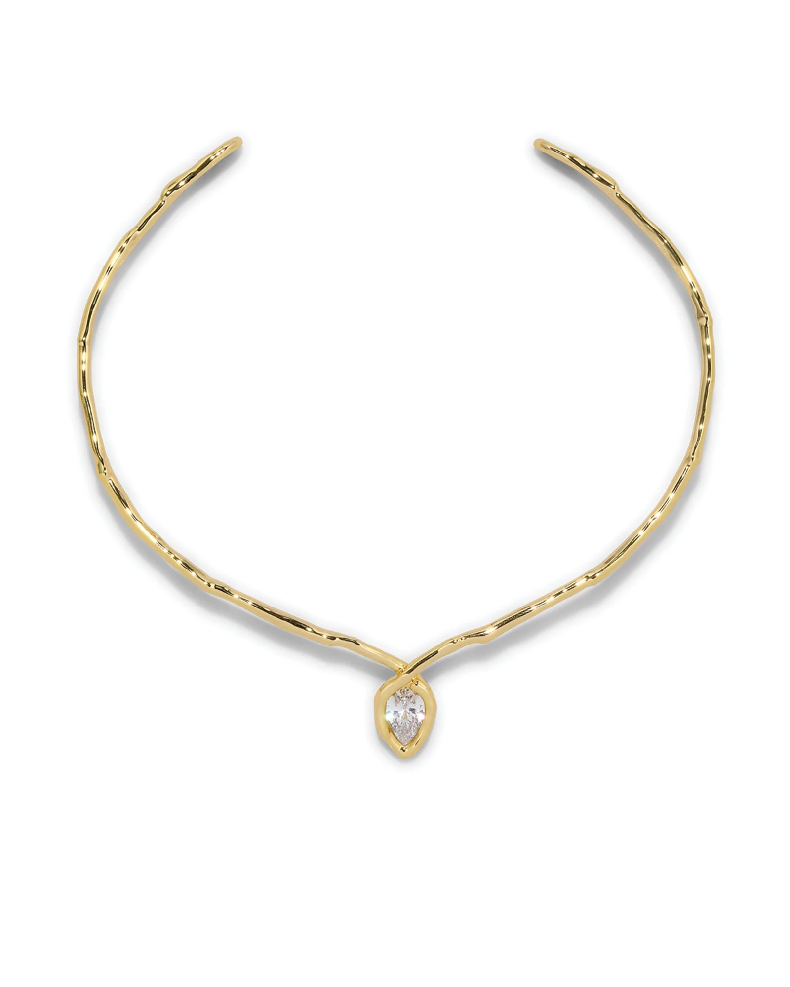 Asterales Gold Floating Collar Necklace