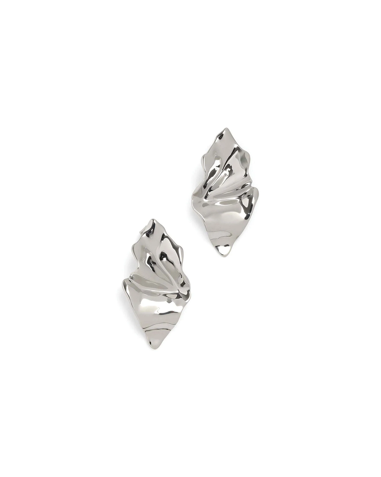 Crumpled Small Post Earrings