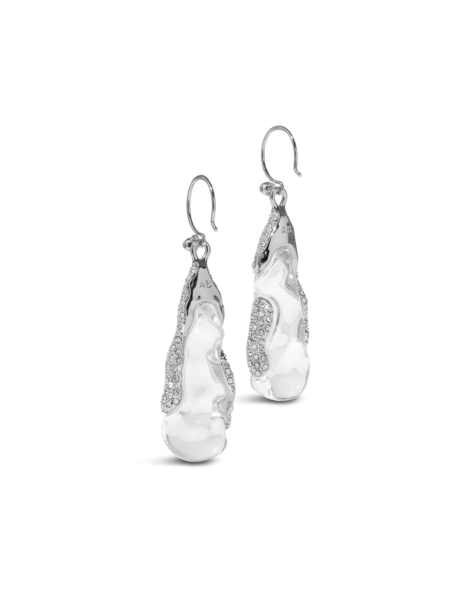 Silverlake Lucite Wire Earrings - Image 3