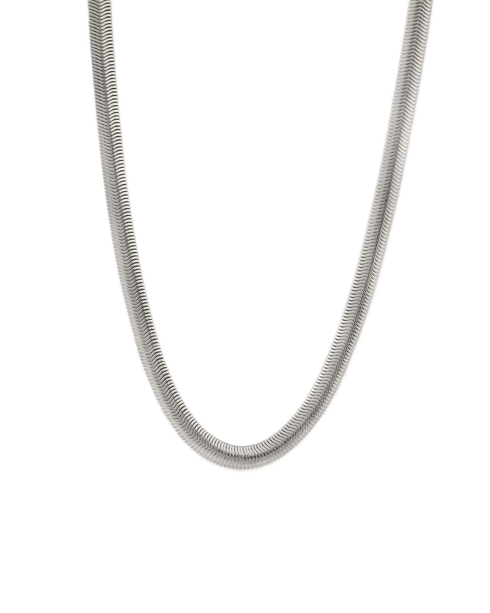 Flat Snake Chain Necklace | 5mm