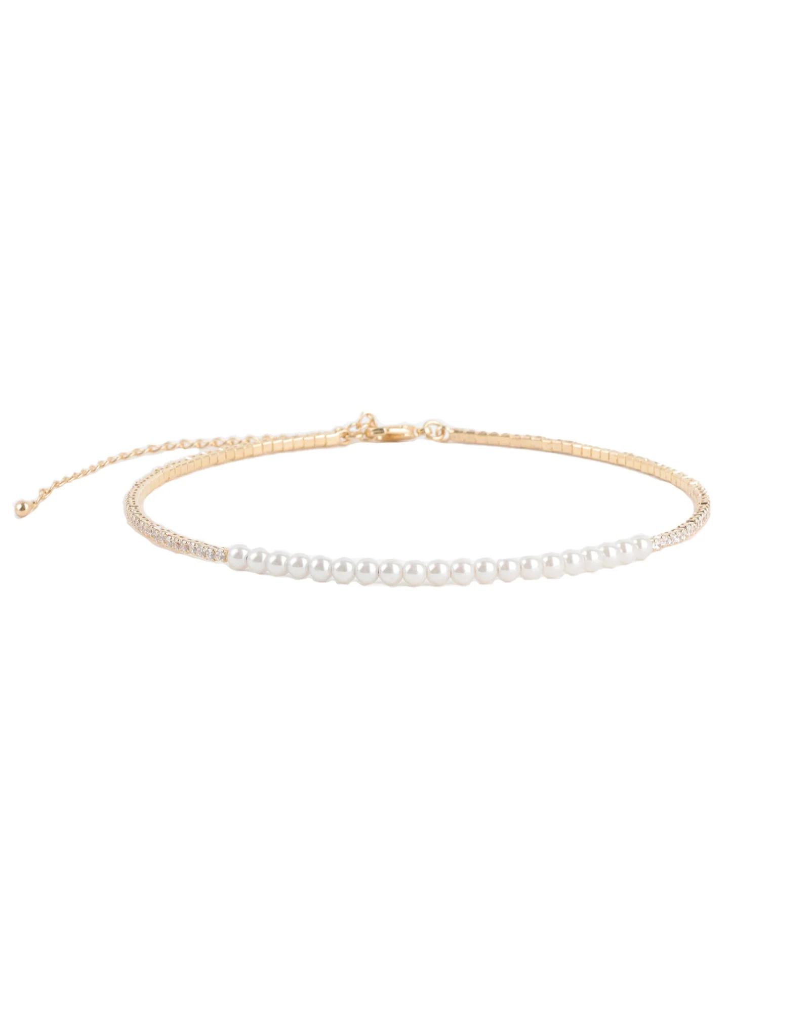 Pearl CZ Choker