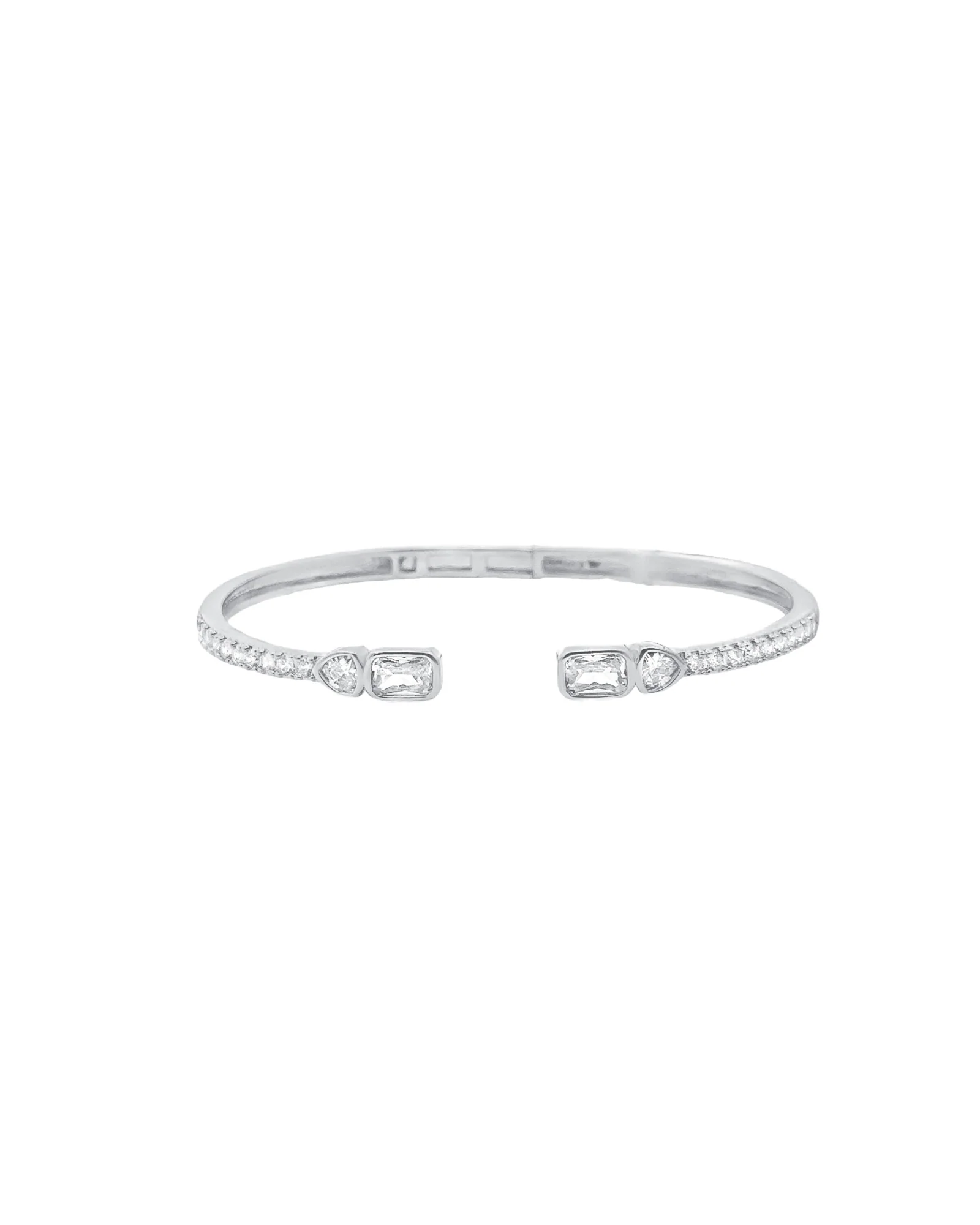 Rectangle CZ Pavé Cuff