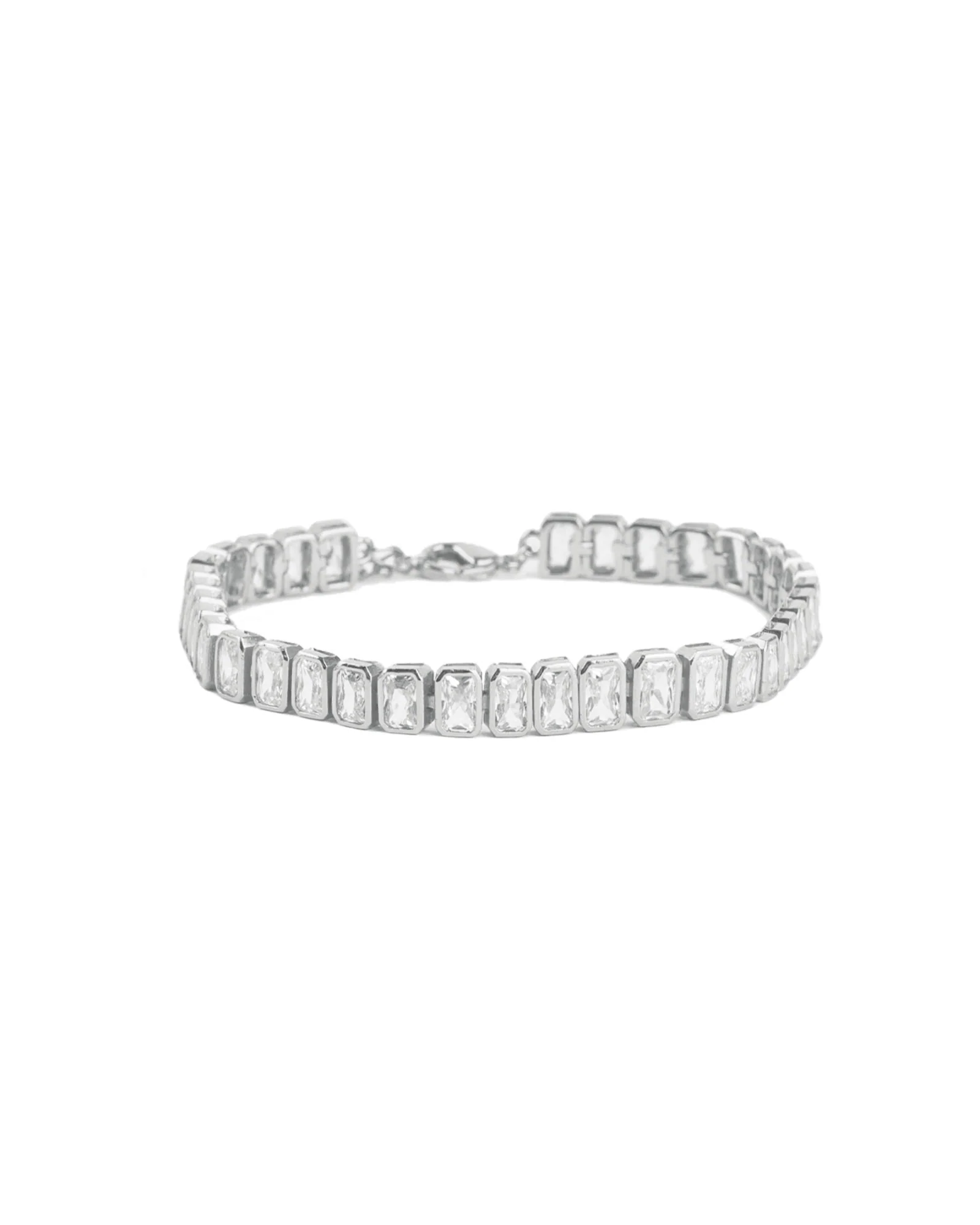 Rectangle CZ Tennis Bracelet