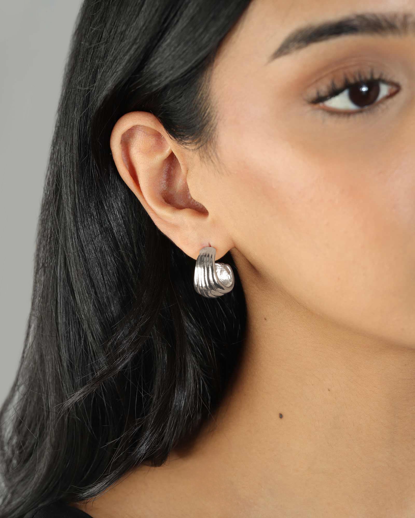 Wide Ridge Hoops | 15mm - Image 2