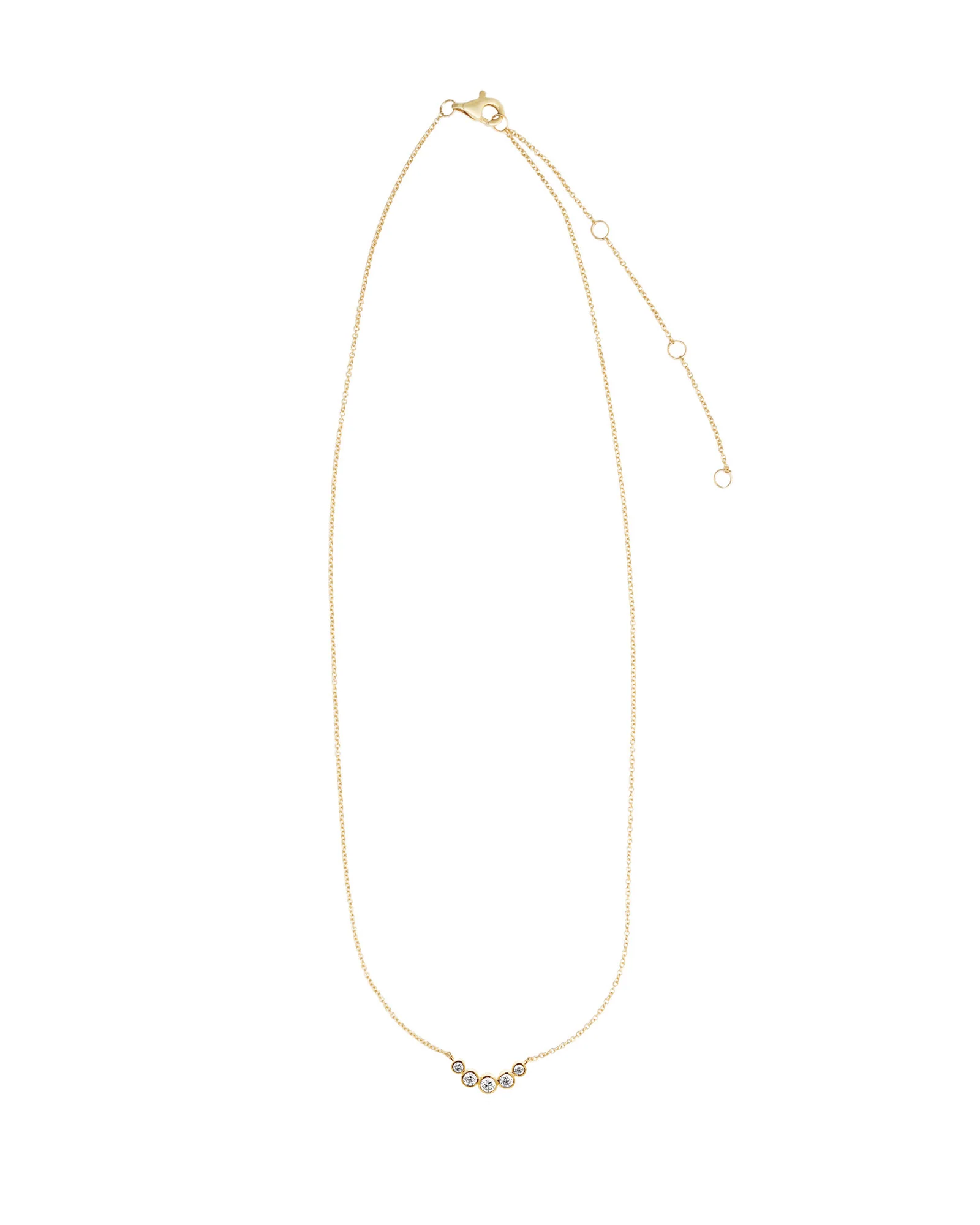Diamond Arc Necklace - Image 3
