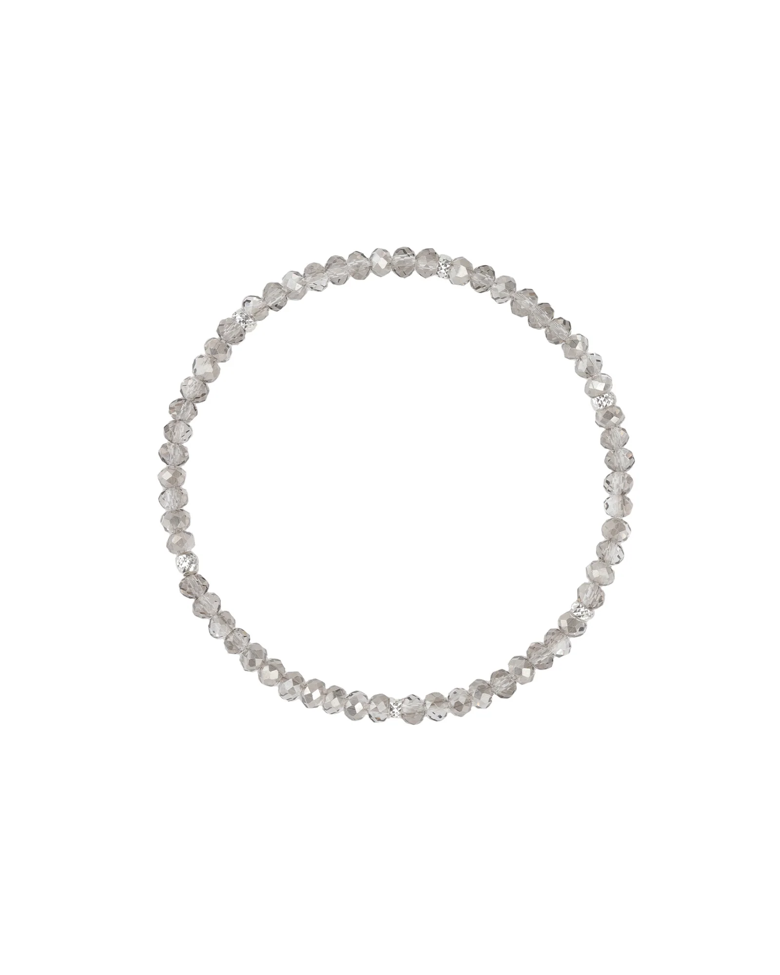 Crystal 6 Rondelle Bracelet | 3mm