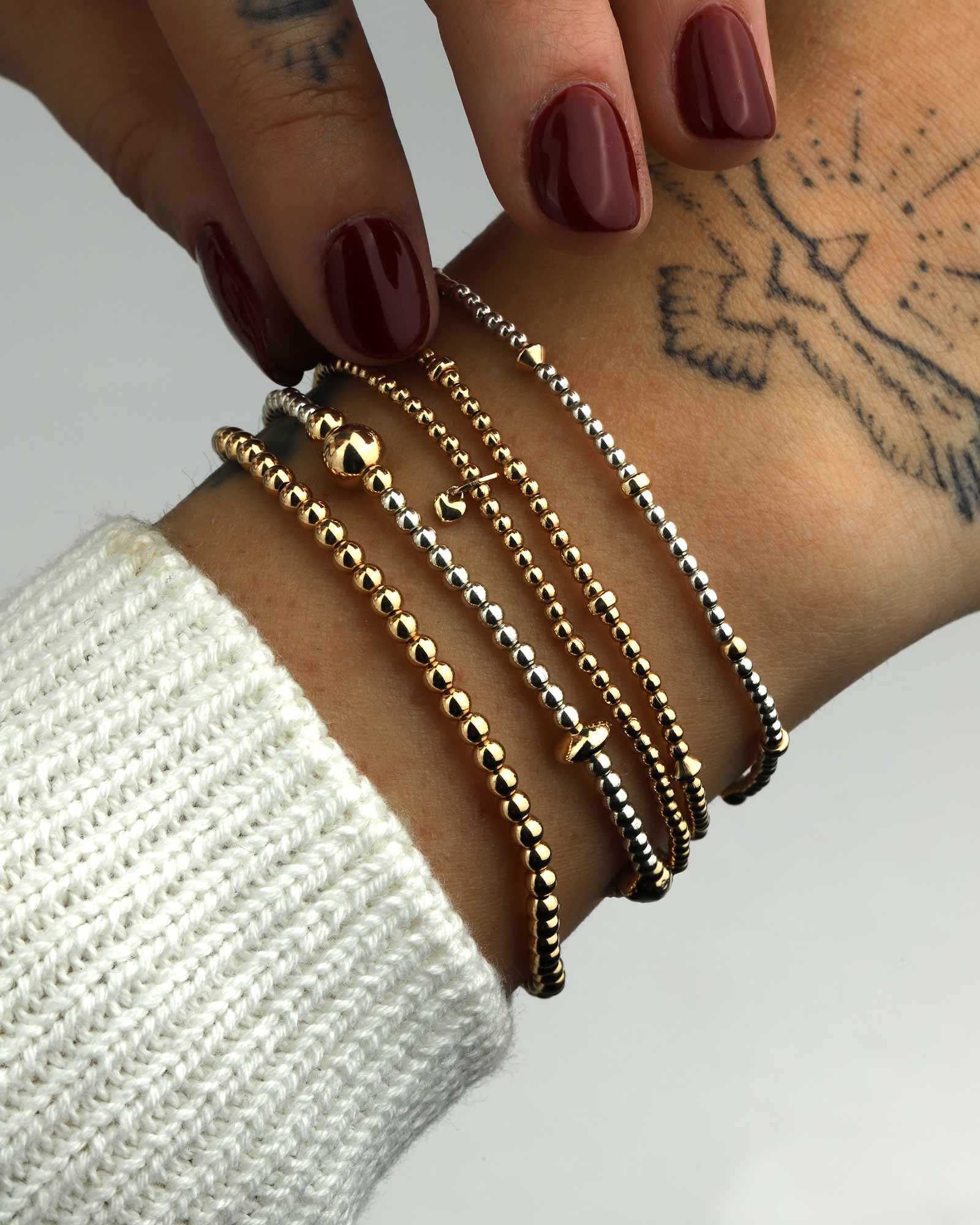 Mix Beaded Bracelet | 2mm - Image 4