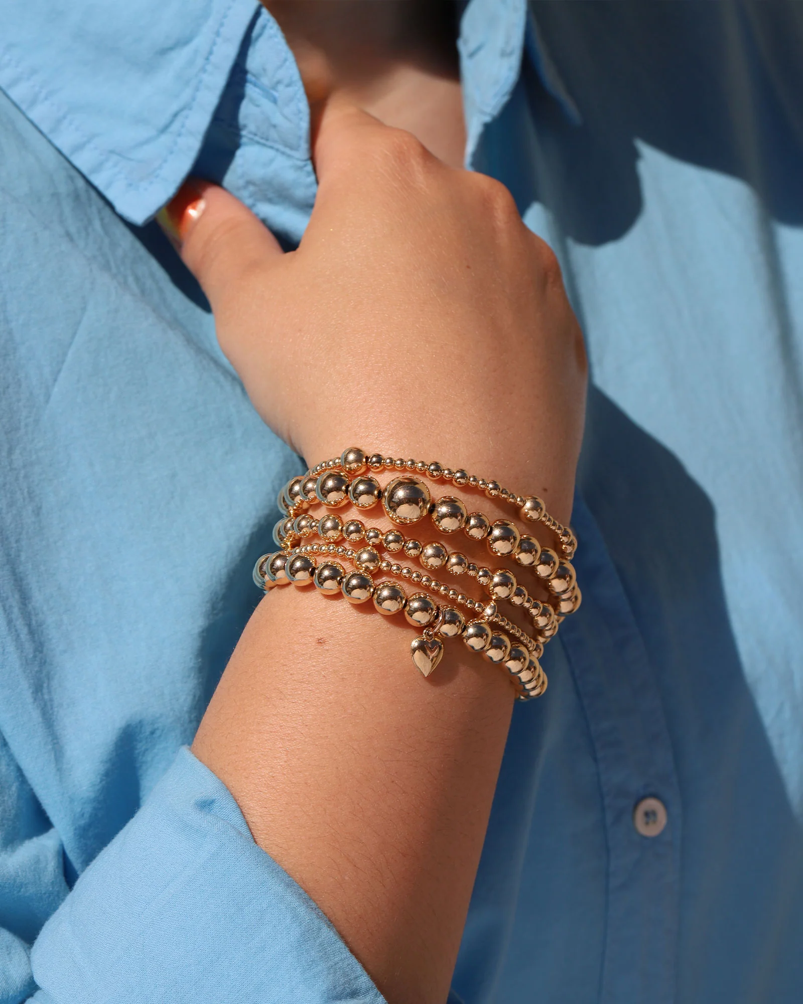 Mixed Beaded Bracelet | 3-7mm - Image 2