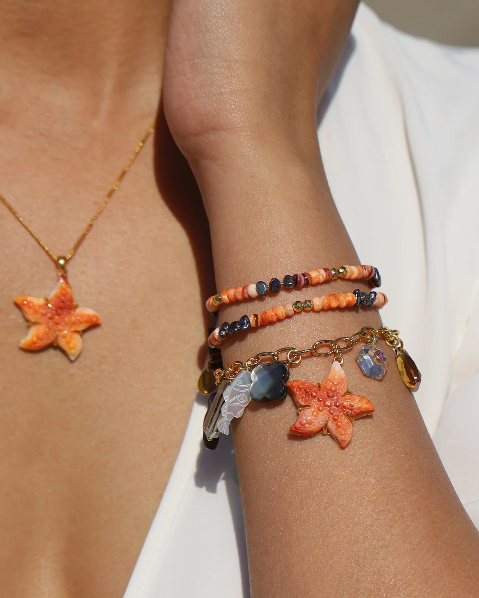 Starfish Charm Bracelet - Image 2