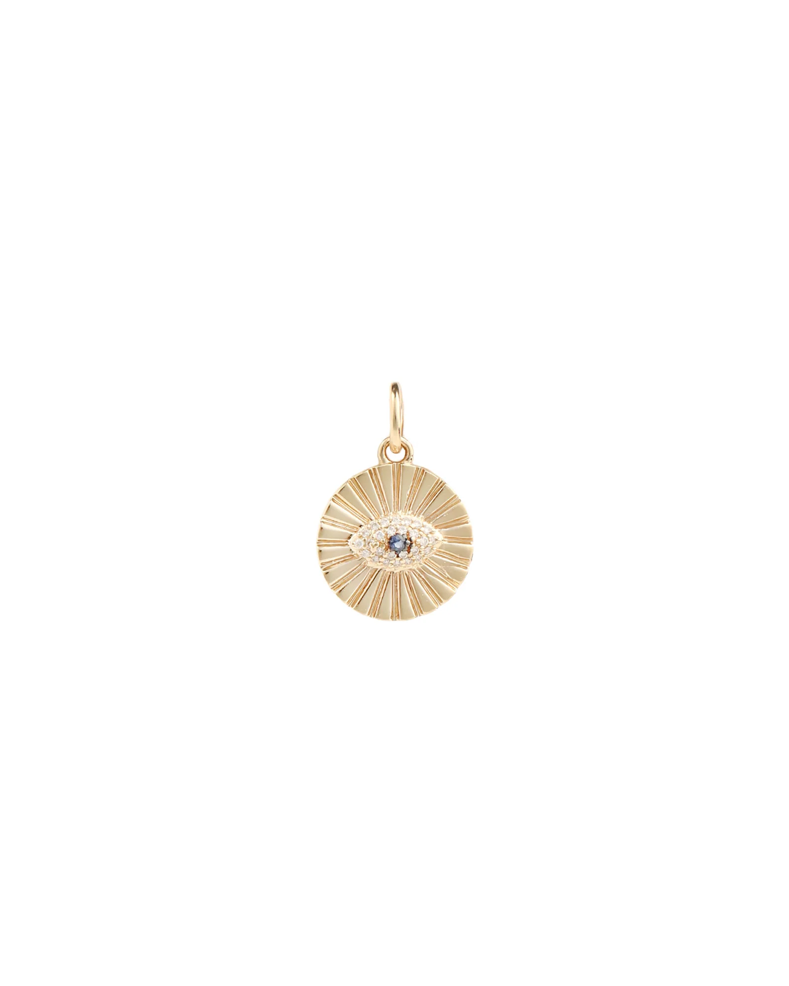 Sunray Evil Eye Charm