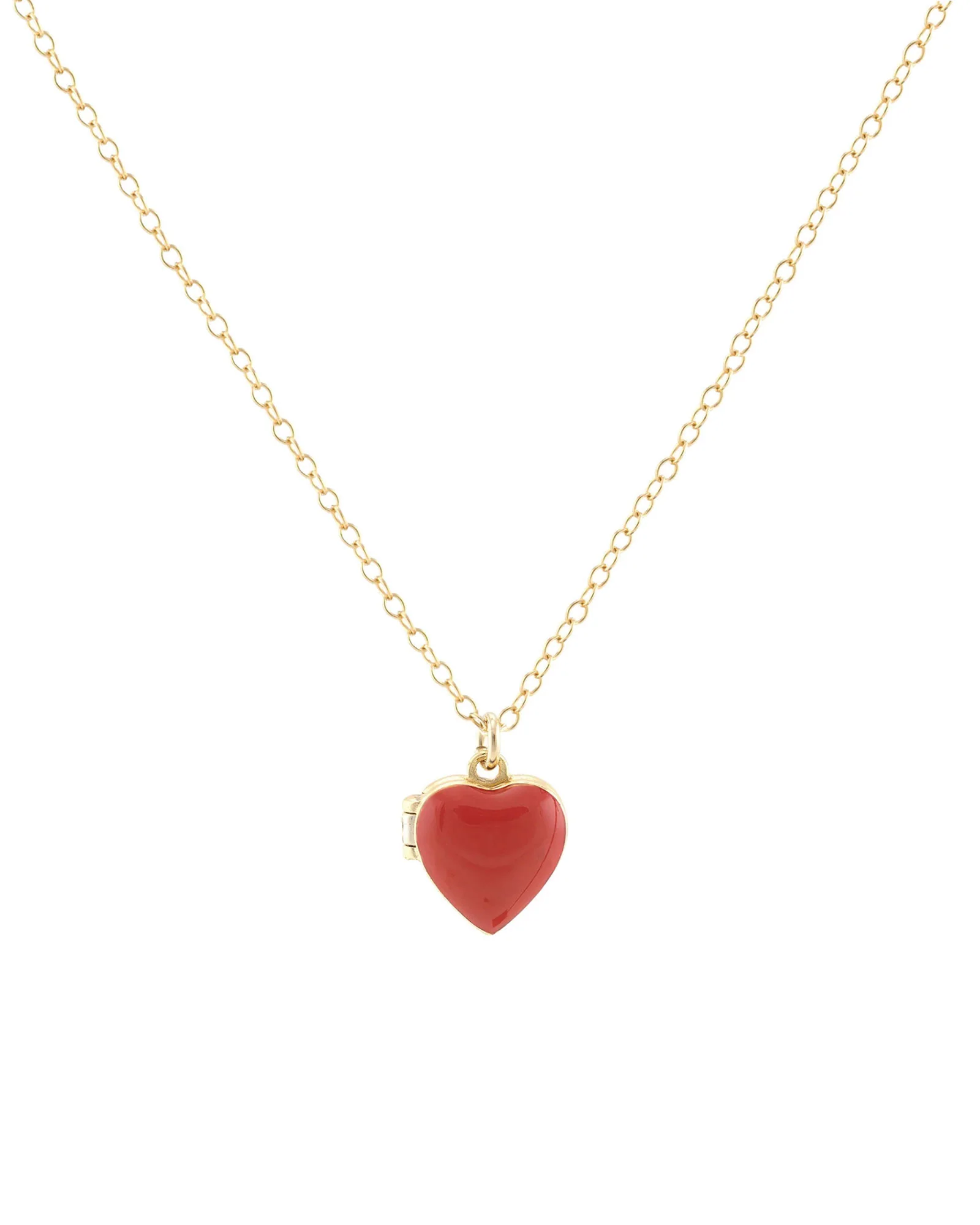 Enamel Heart Locket