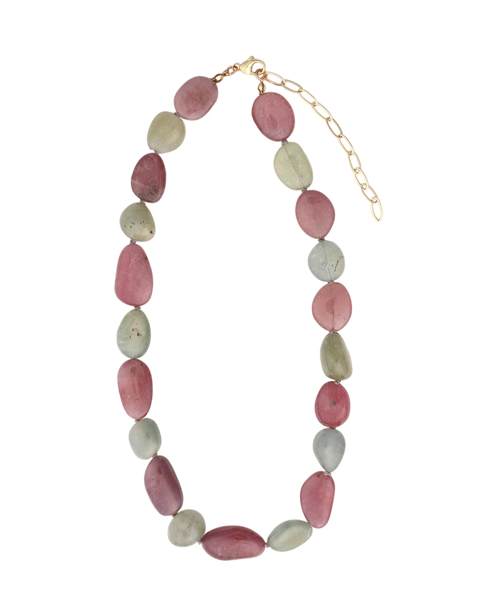 Multi Sapphire Beaded Necklace - Image 3