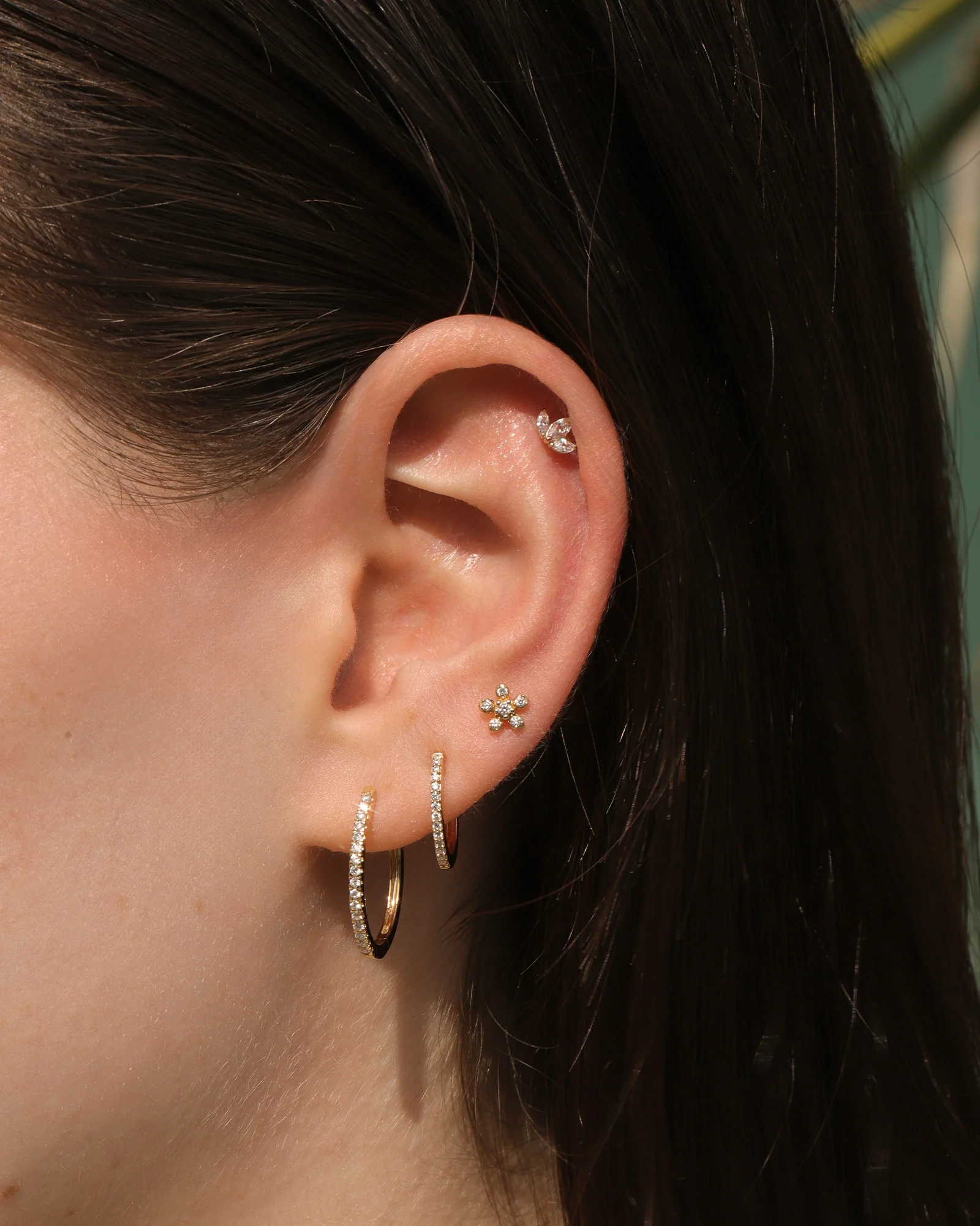 5 Petal Flower Studs - Image 2