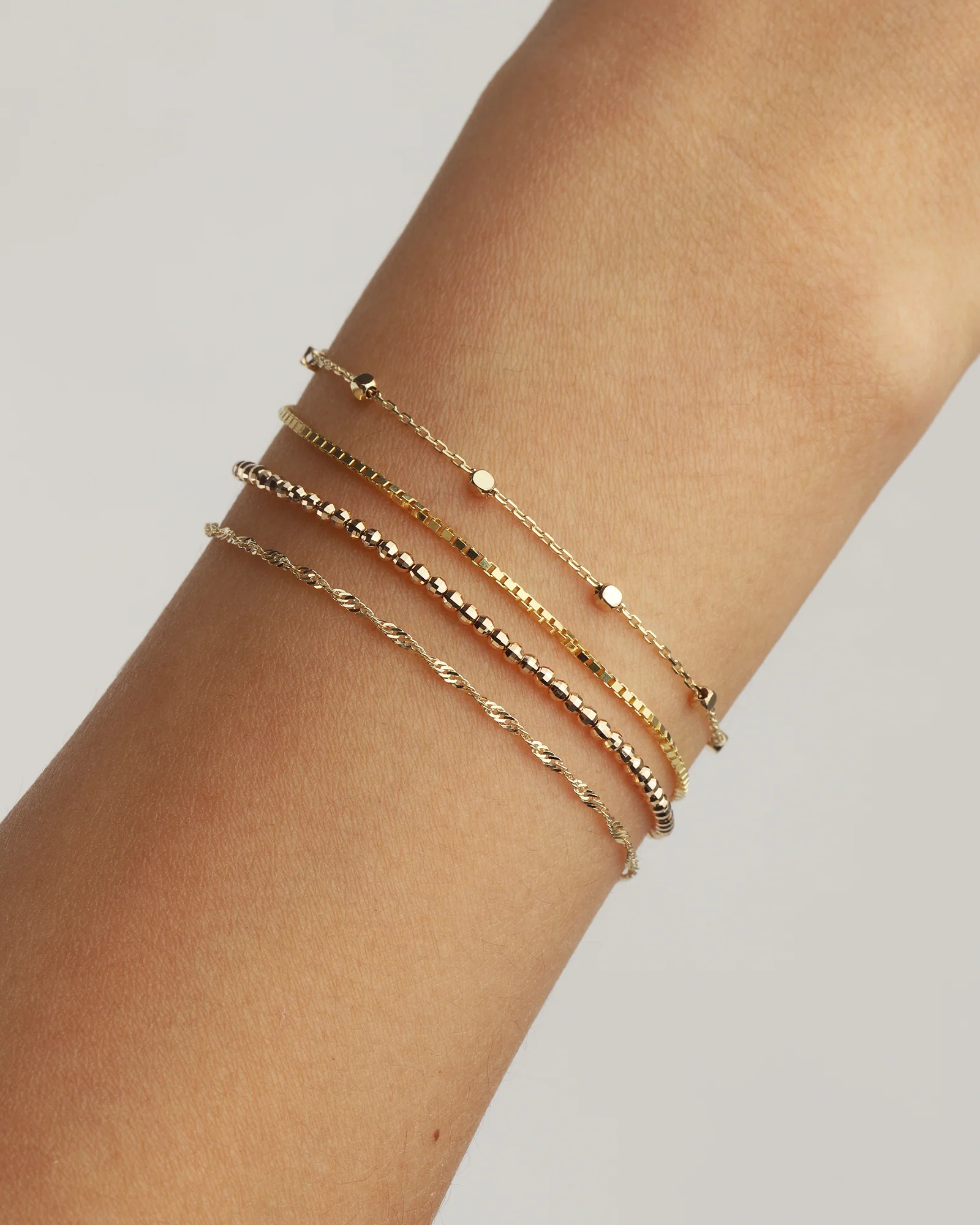 Diamond Cut Nugget Bracelet - Image 3