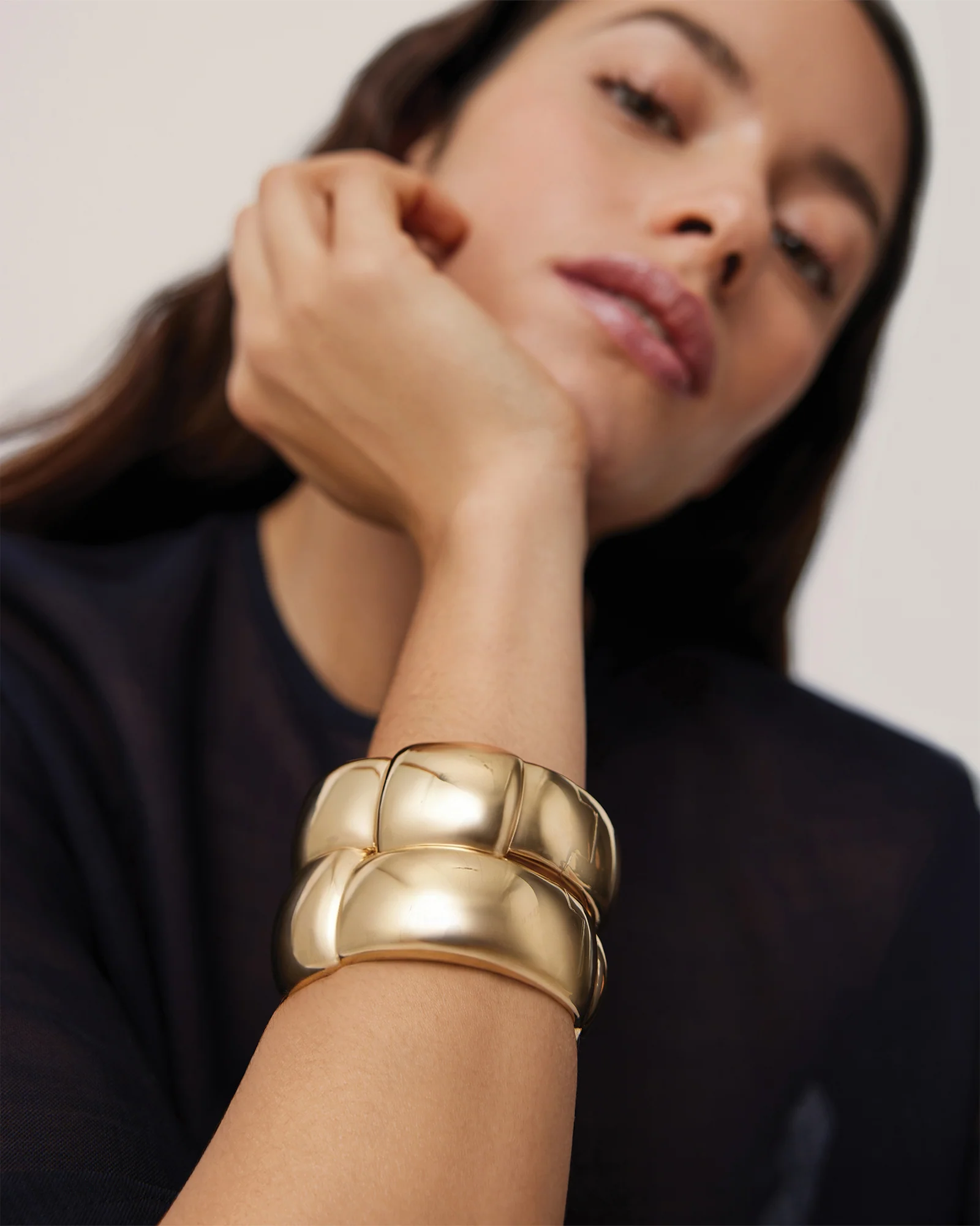 Mega Woven Square Bangle - Image 2