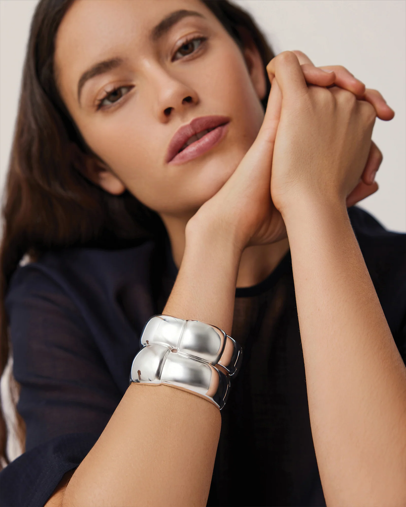 Mega Woven Square Bangle - Image 2