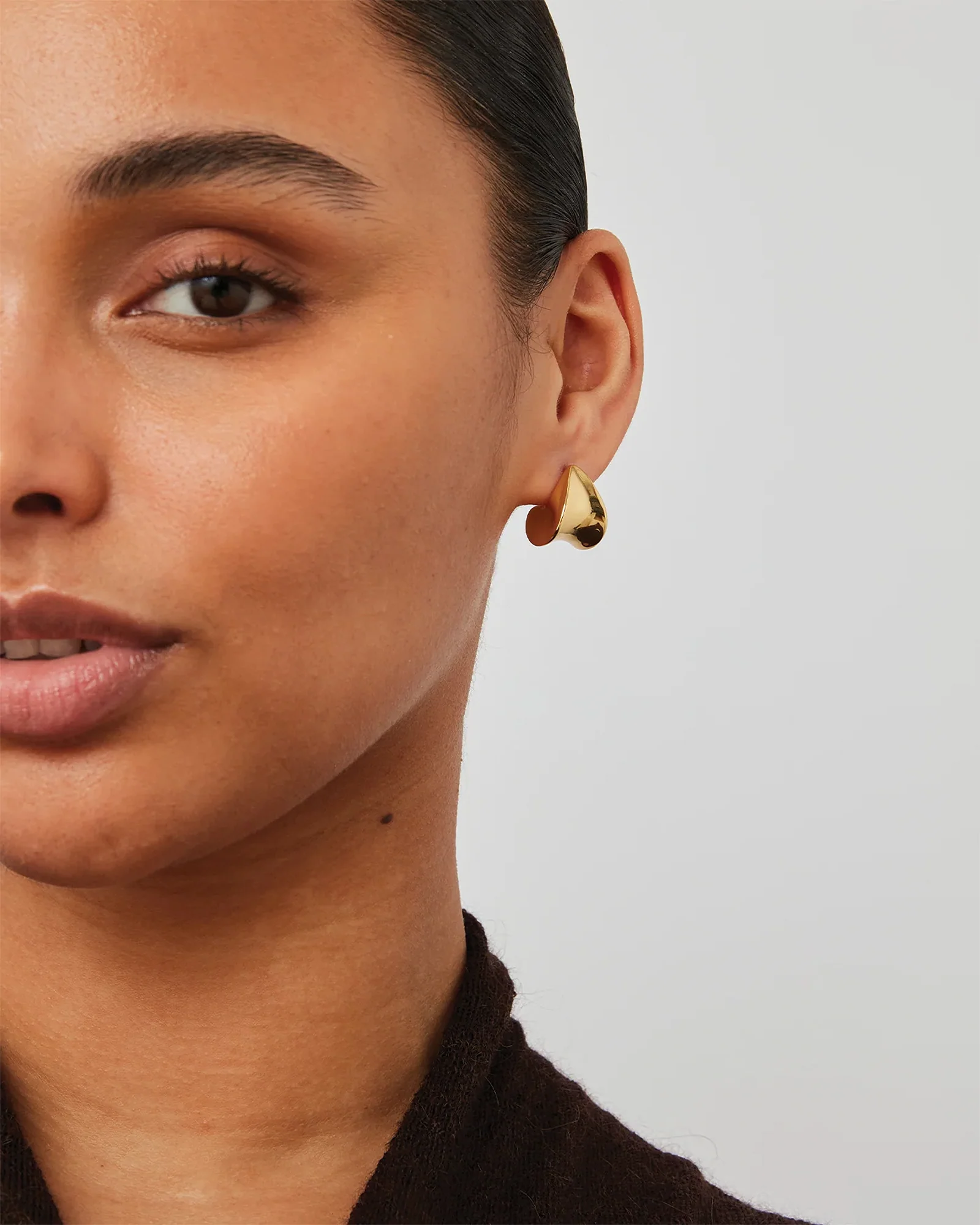 Small Paige Puff Earrings - Image 2