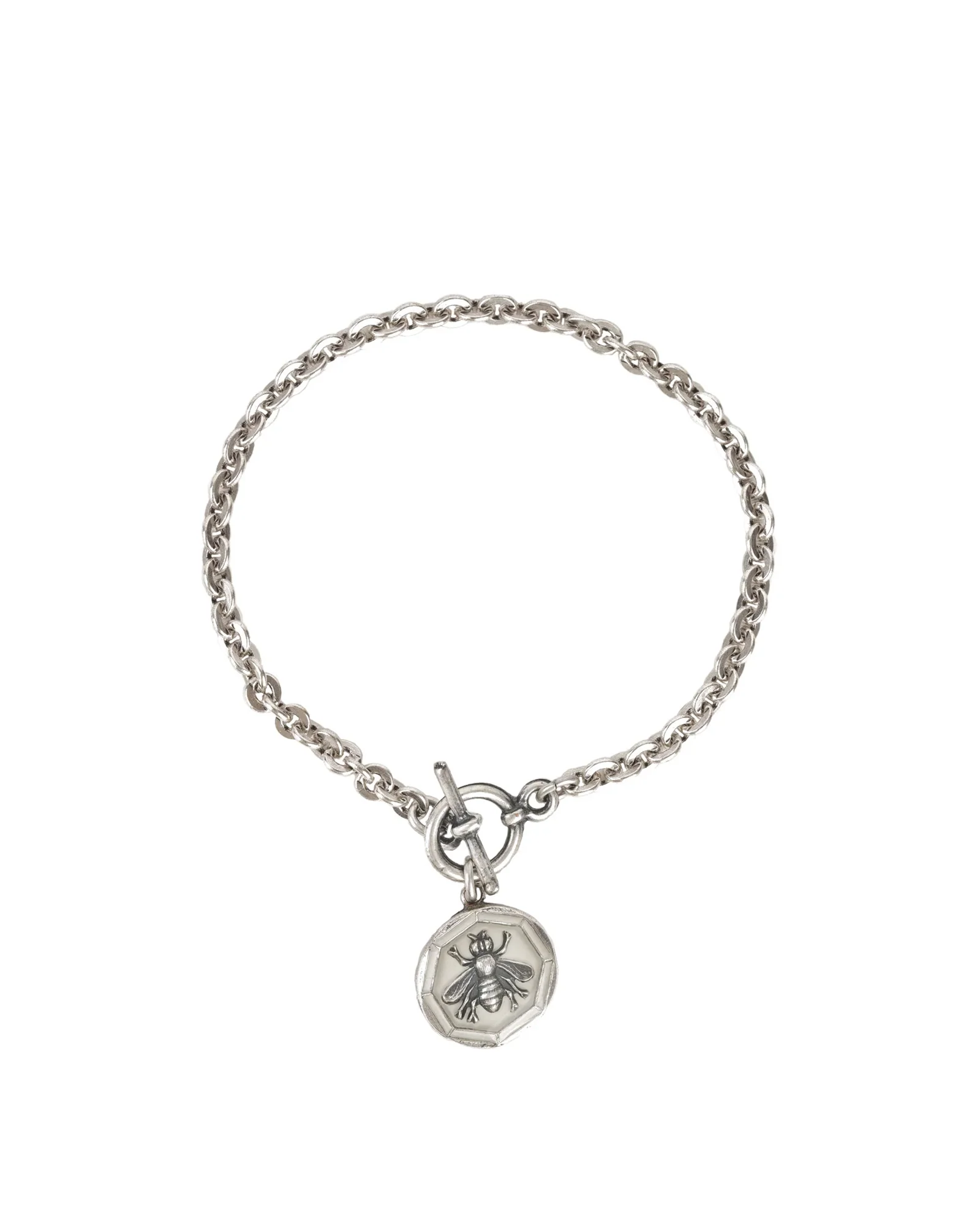 Bee Enamel Toggle Bracelet