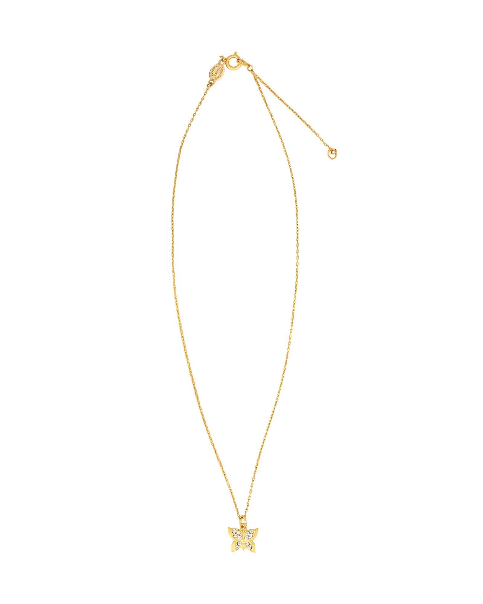 Butterfly Pavé Necklace - Image 2