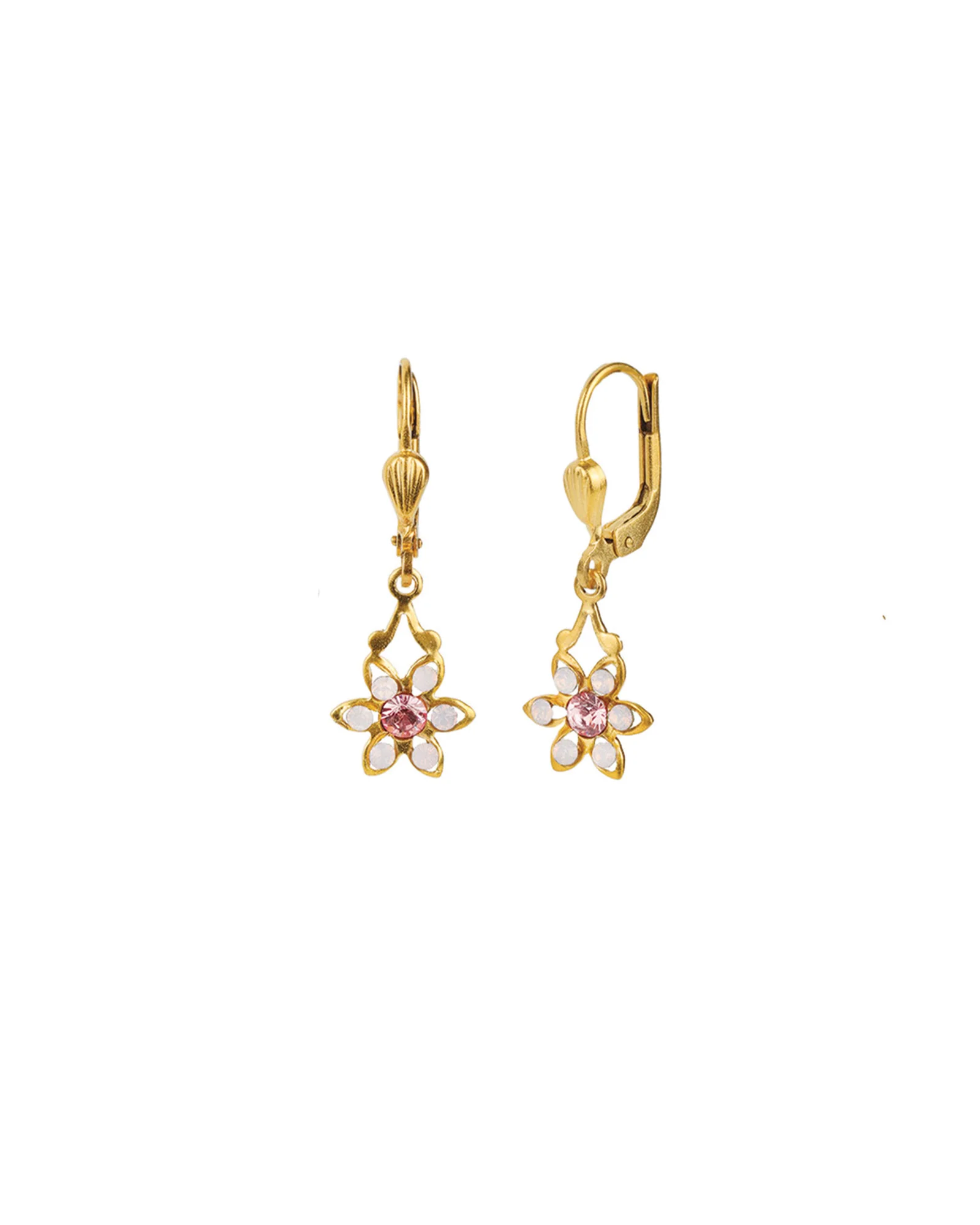Flower Six Petal Crystal Hooks - Image 3