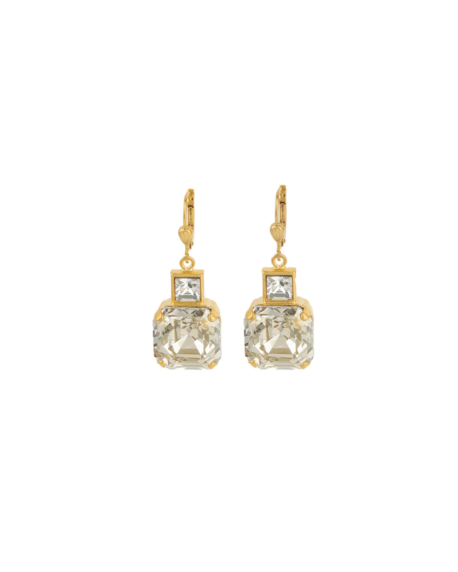 Two Square Crystal Hooks
