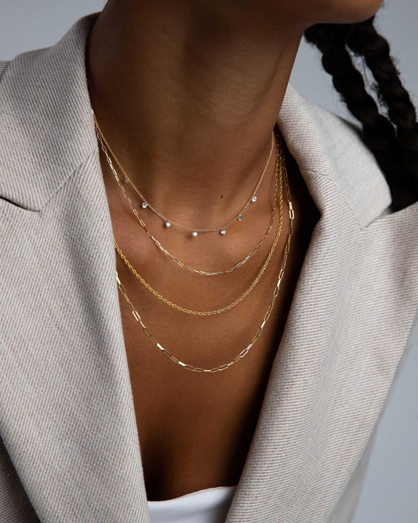 Paperclip Chain Necklace | XS - Image 2