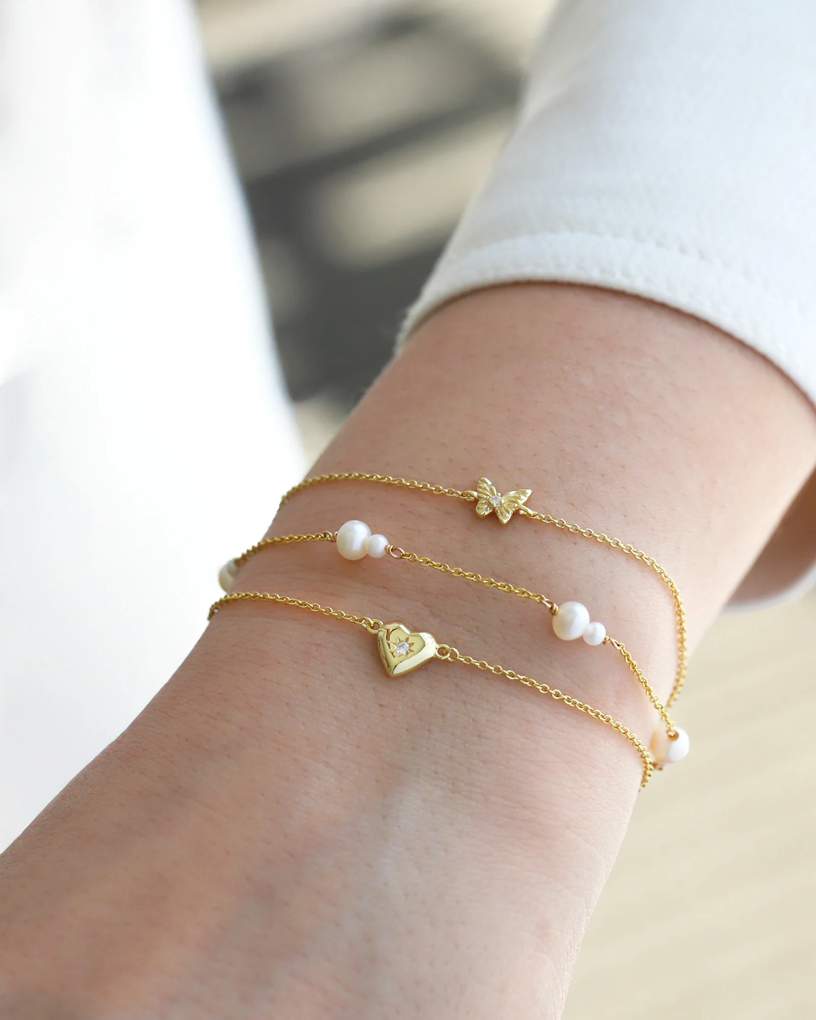 Double Station Pearl Bracelet - Image 2