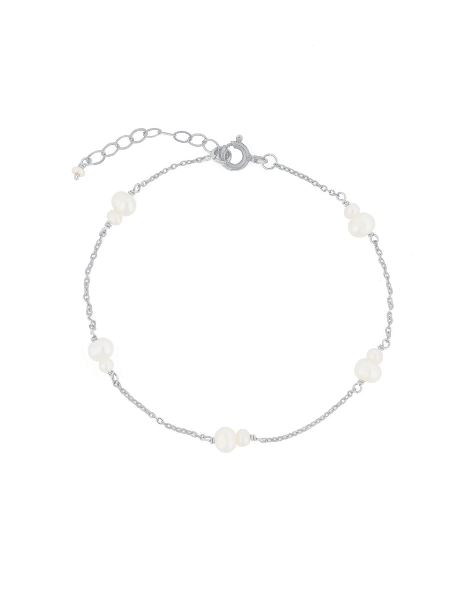 Double Station Pearl Bracelet