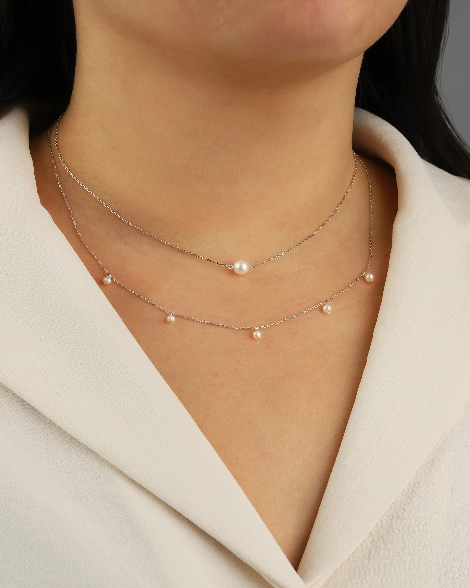 Pearl East-West Necklace - Image 2