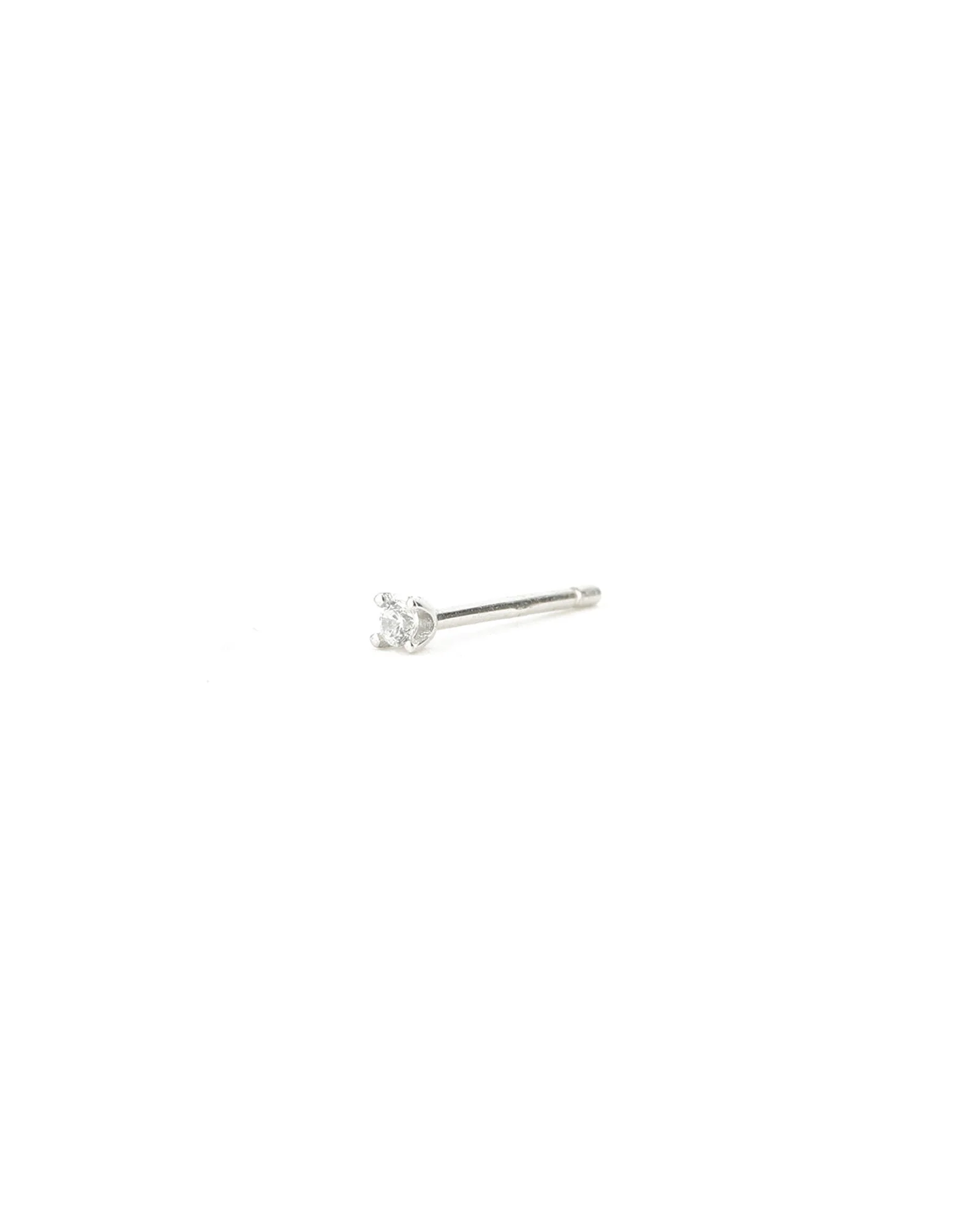 4 Prong CZ Single Stud | 2.5mm - Image 4