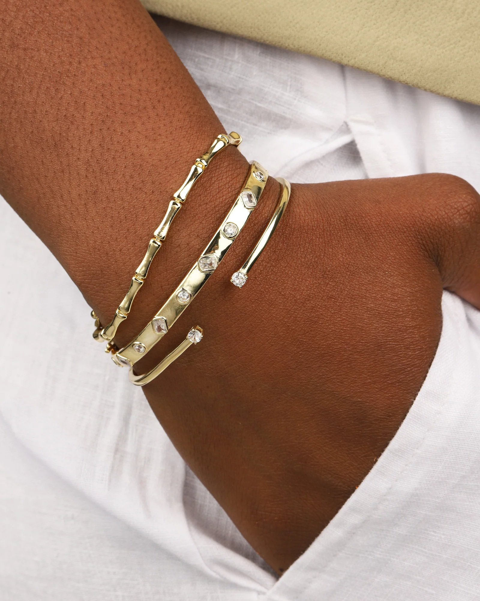CZ Tipped Cuff - Image 2