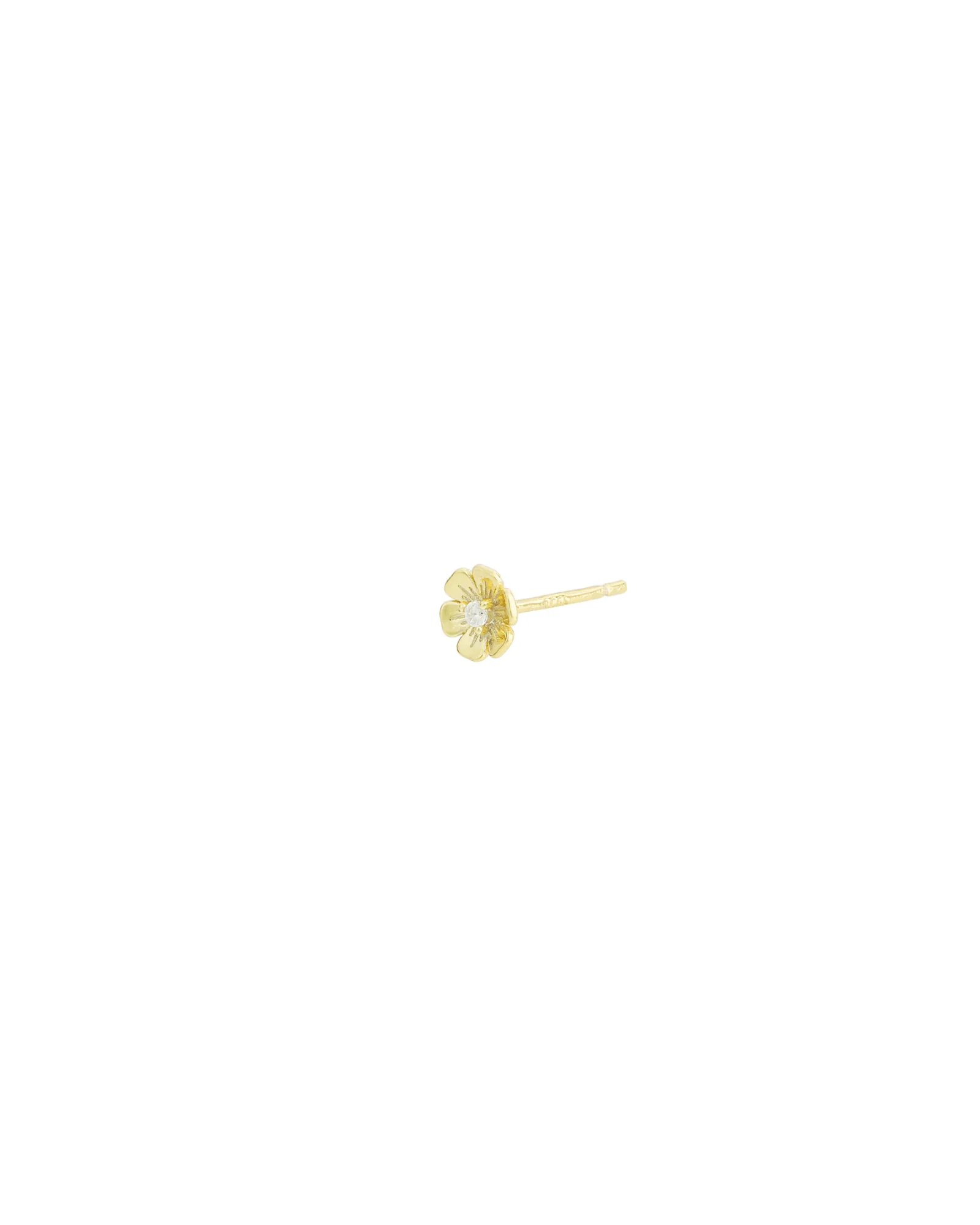 Birthstone Flower Single Stud - Image 3