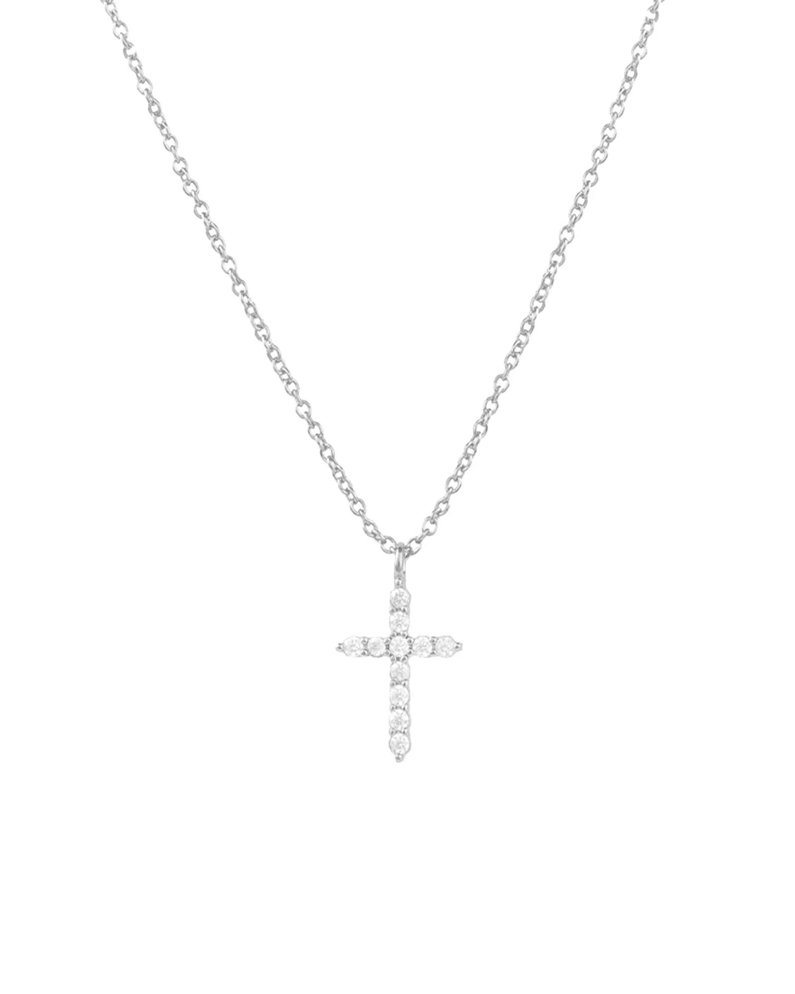 Cross CZ Necklace