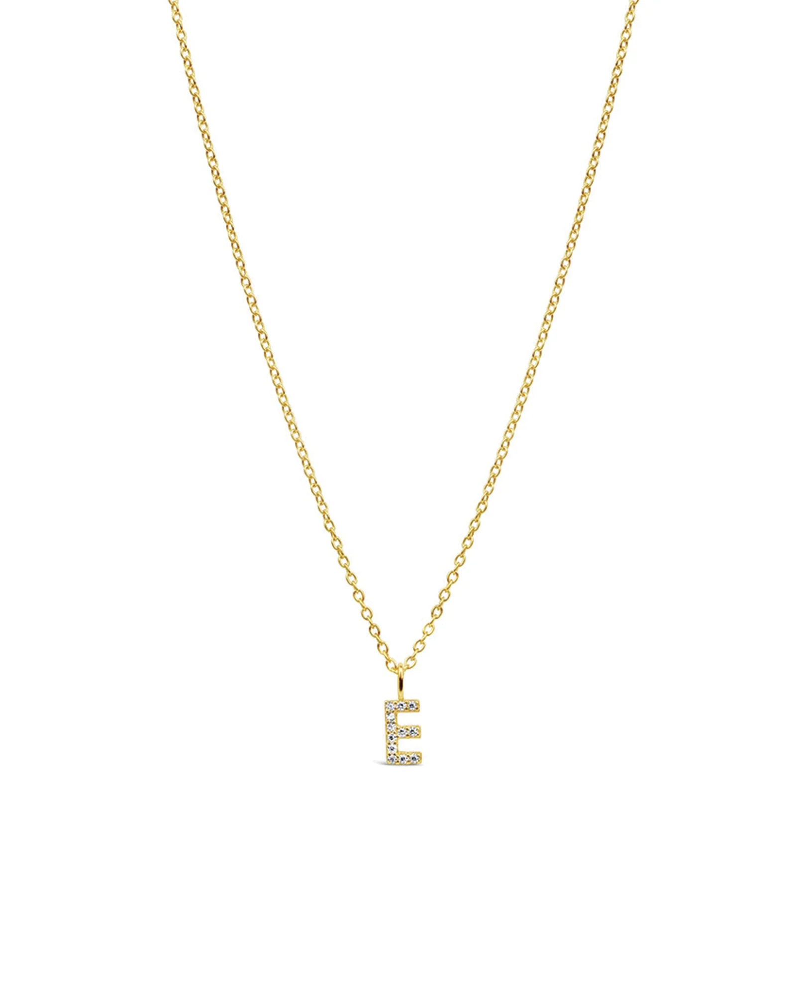 CZ Initial Necklace - Image 6