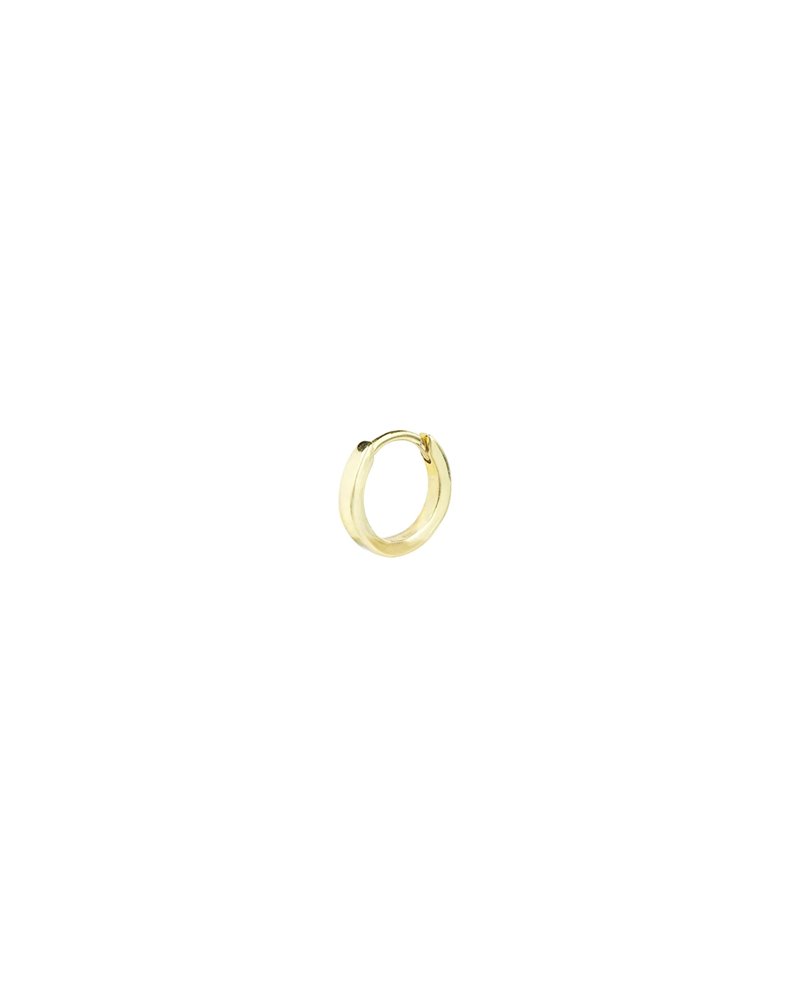 Flat Single Huggie I 10mm