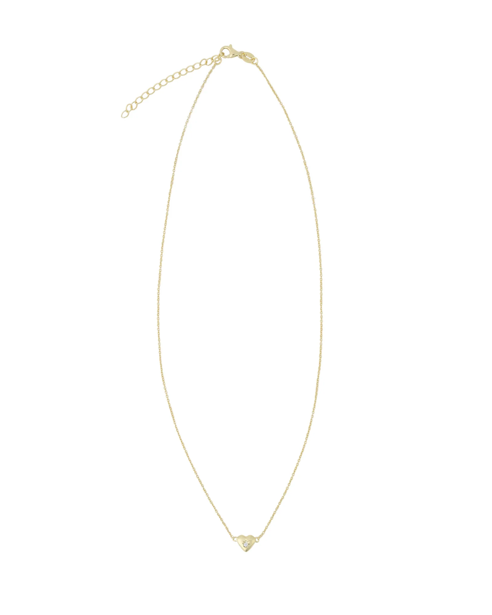 Heart Starburst CZ Necklace - Image 3
