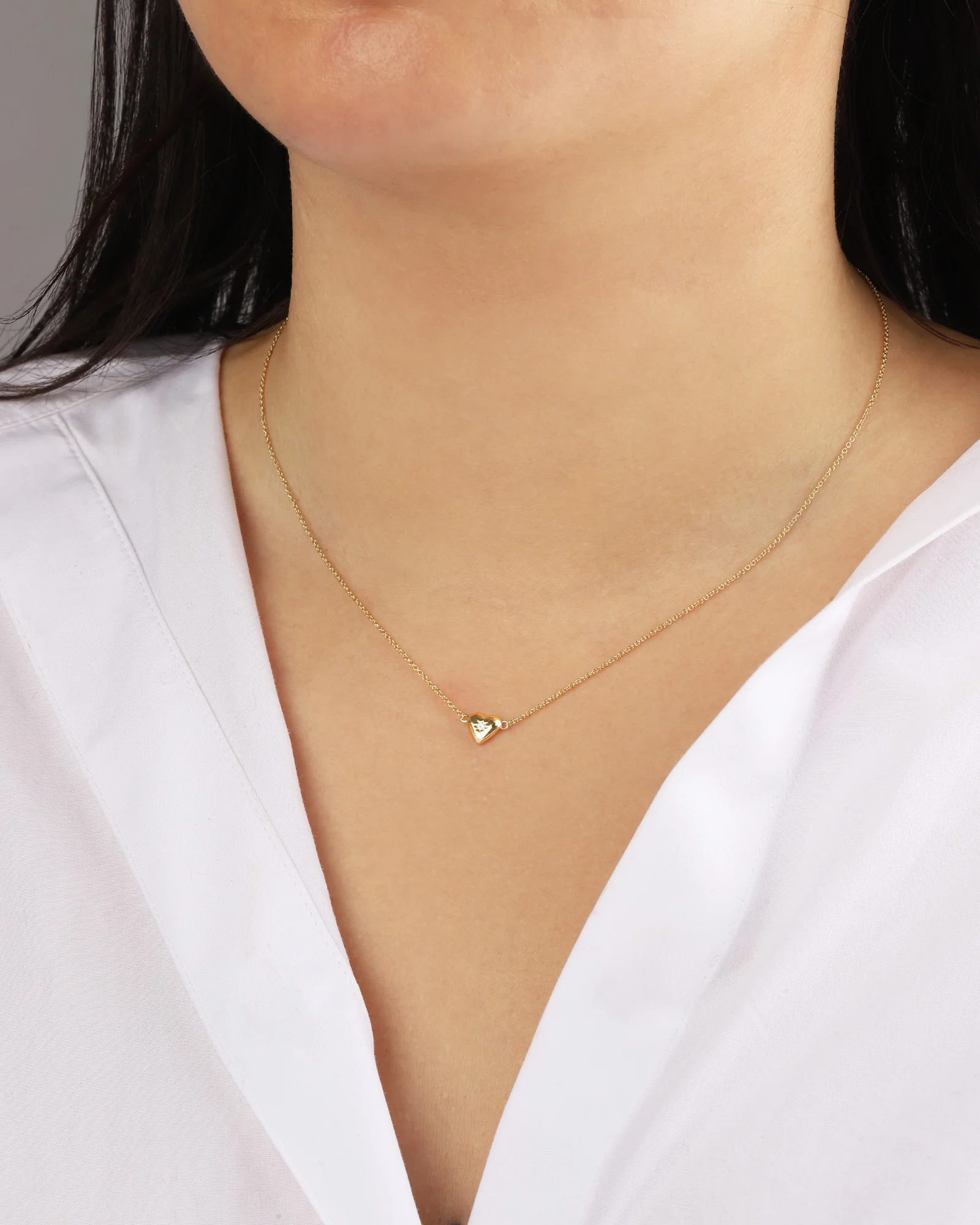 Heart Starburst CZ Necklace - Image 4