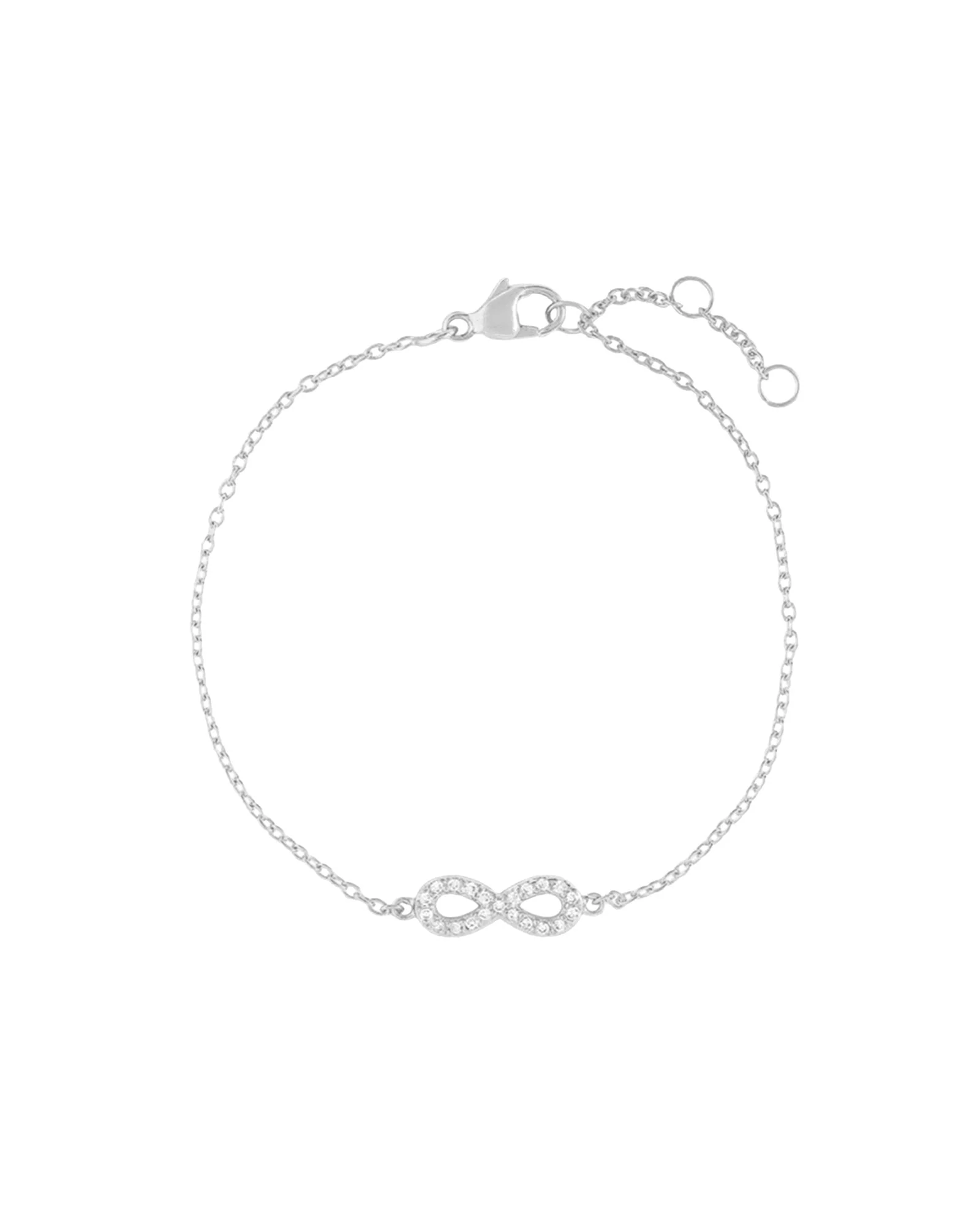 Infinity Pavé CZ Bracelet - Image 3