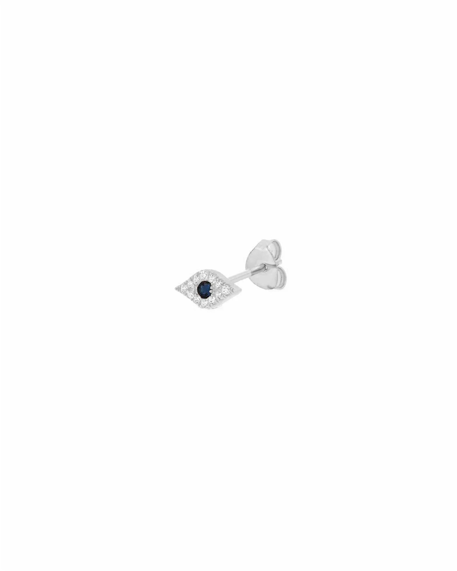 Pavé Evil Eye Single Stud