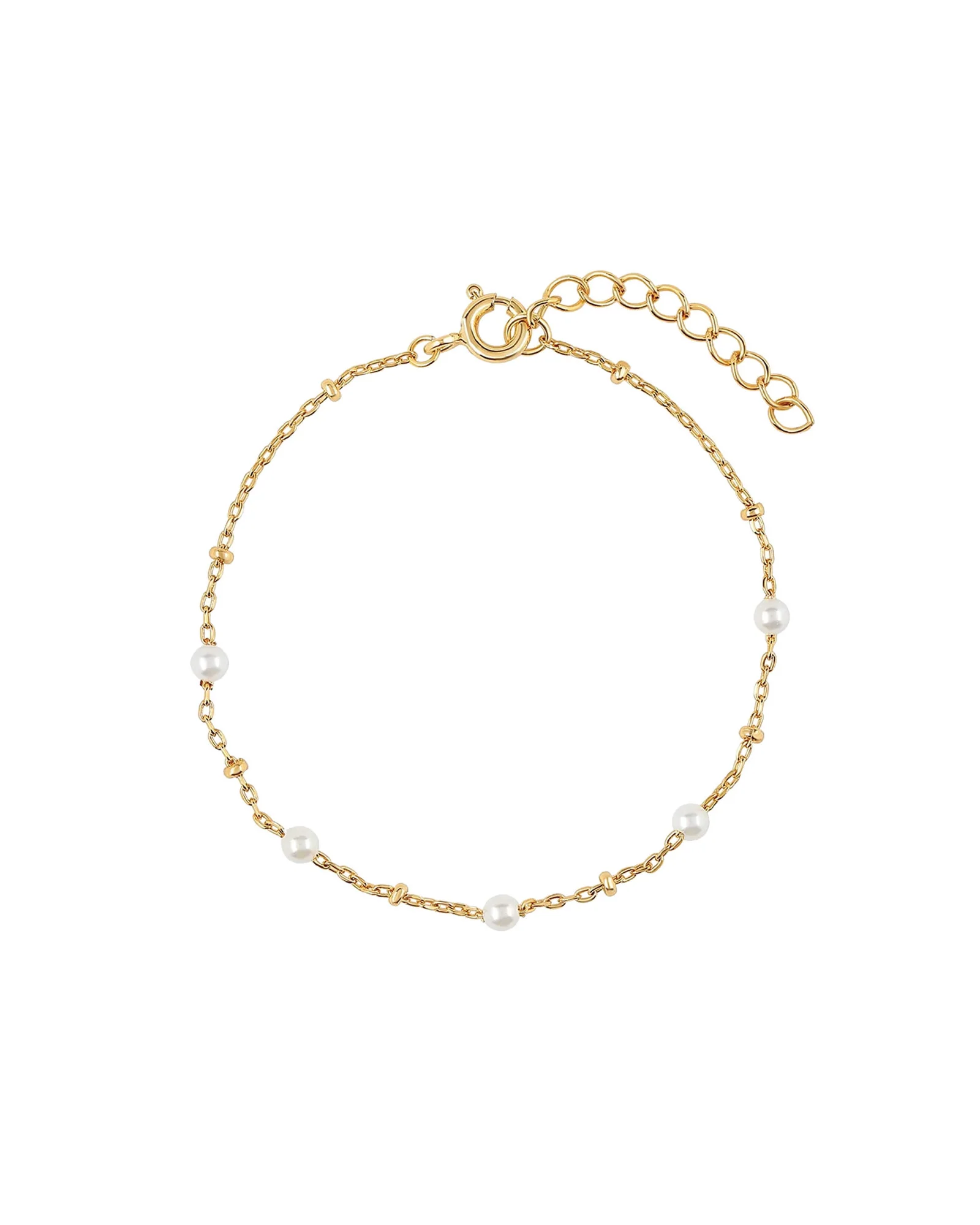 Pearl Ball Chain Bracelet