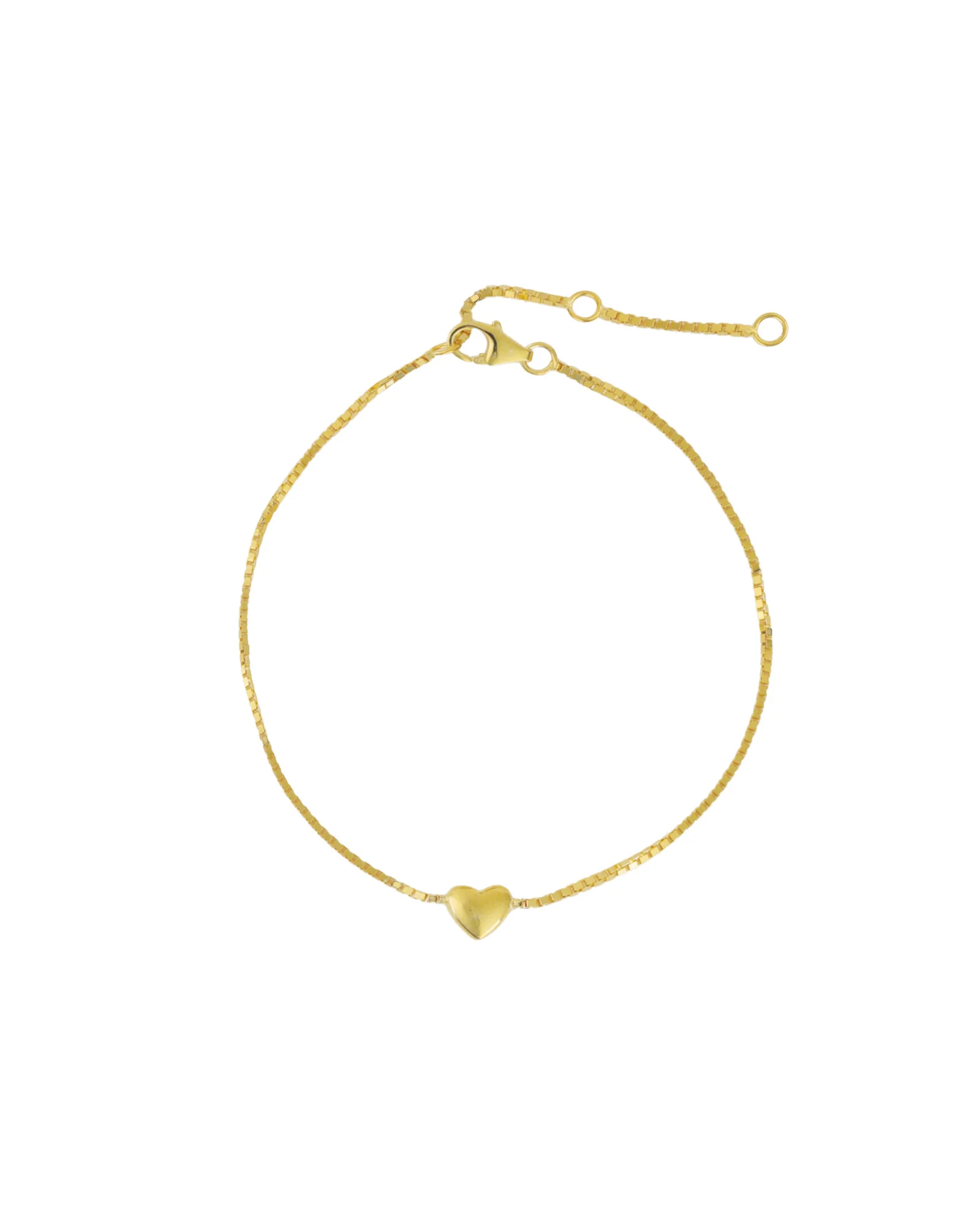 Single Puff Heart Bracelet