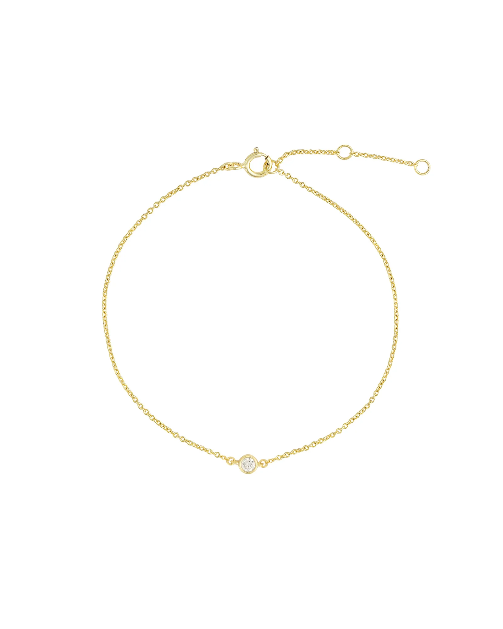 Solitaire Bezel Bracelet