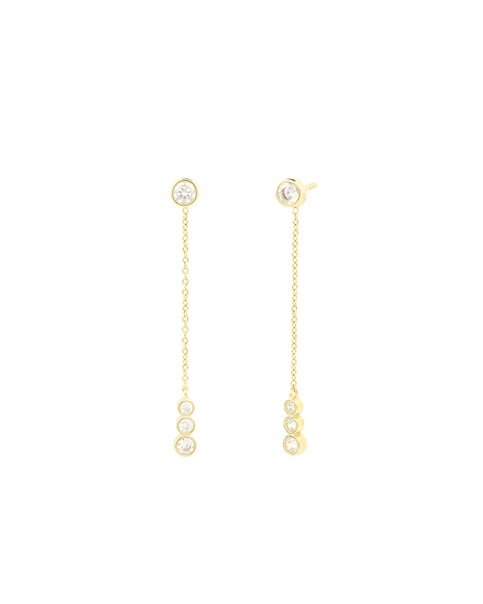 Graduated CZ Ear Jacket